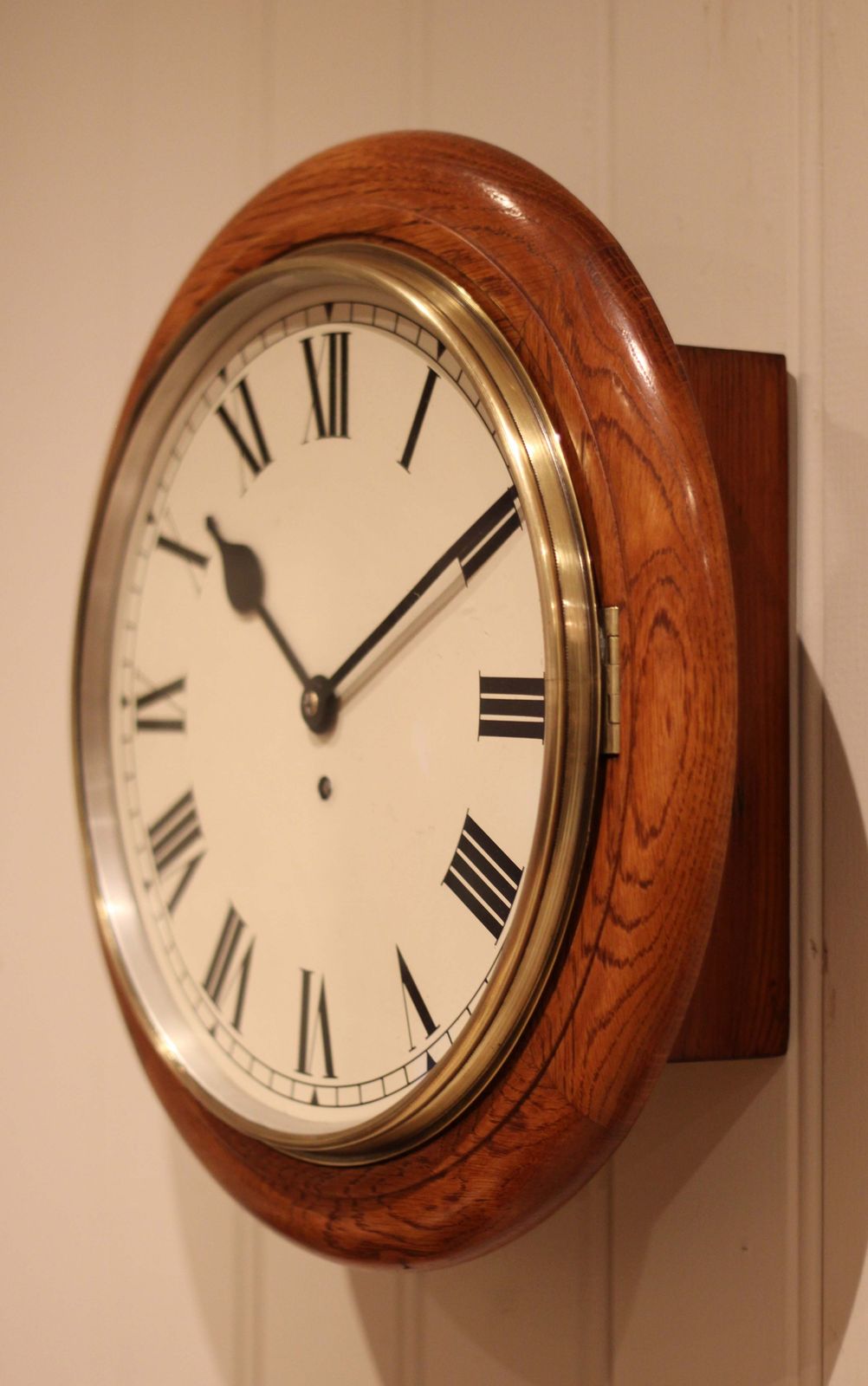 Early 20th Century Oak Dial Clock photo Home Decor