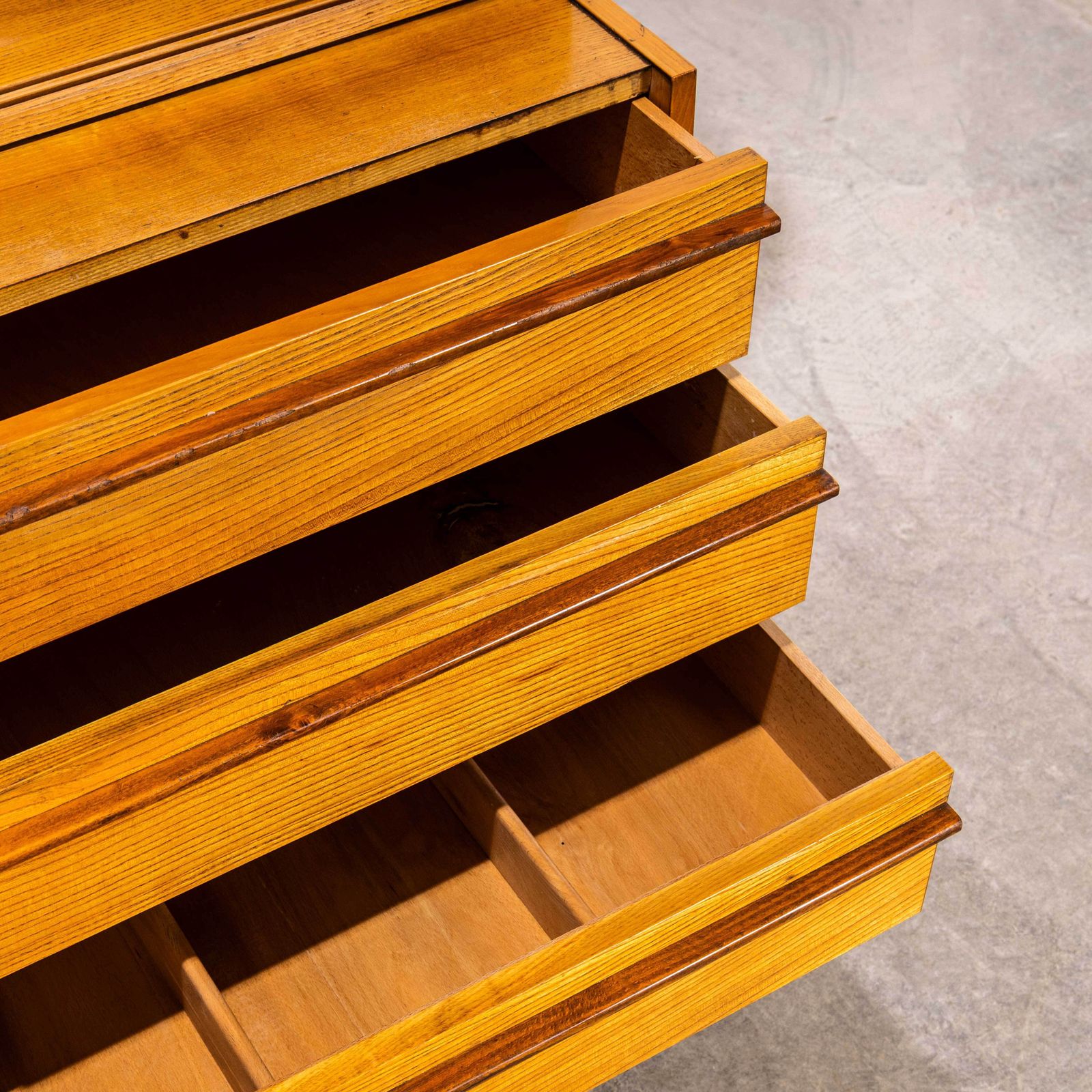 1960â€™S Four Drawer Shelved Mid Century Cabinet â€“ Up Zavody photo Furniture