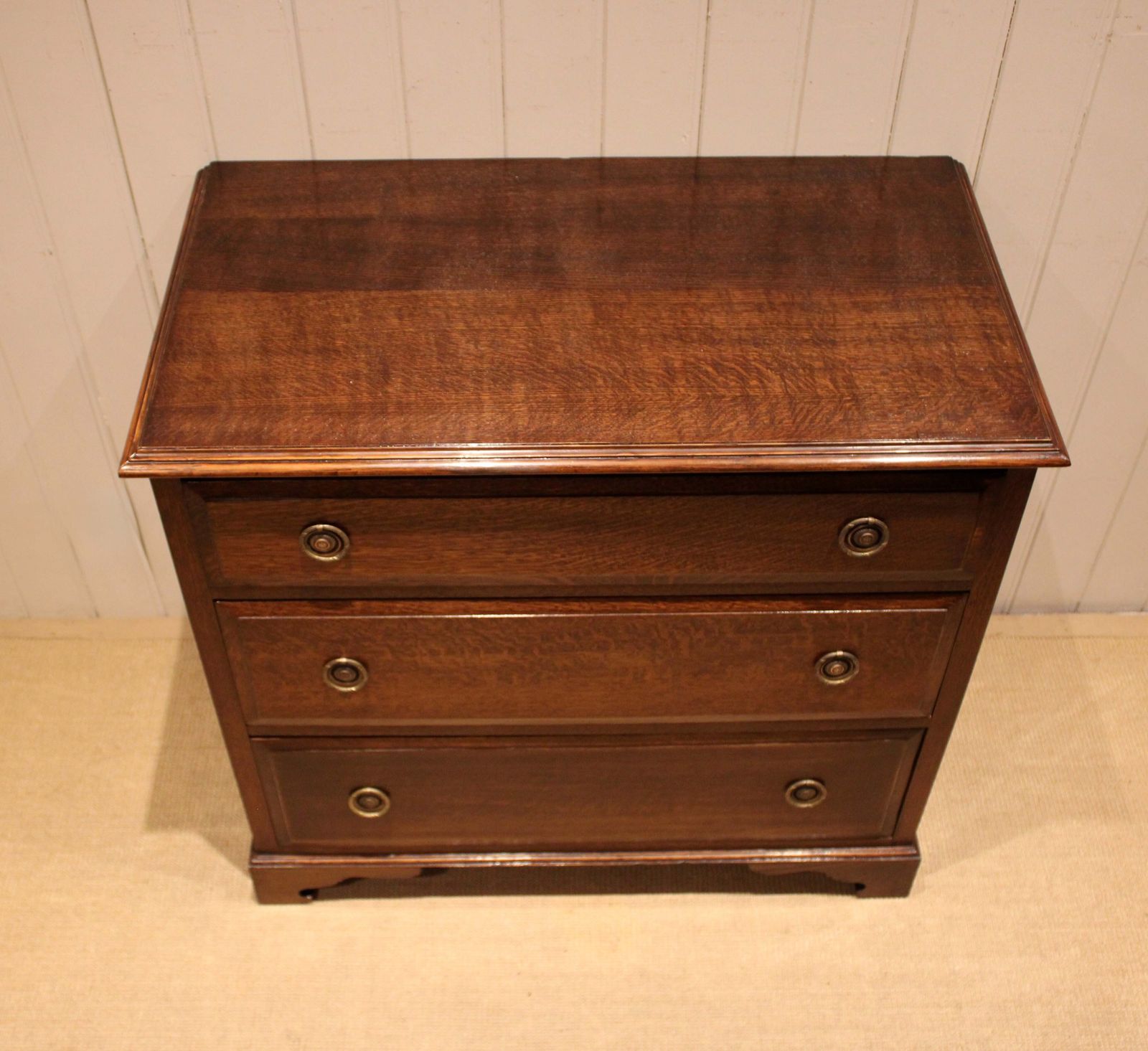 Early 20th Century Oak Chest Of Drawers photo for sale