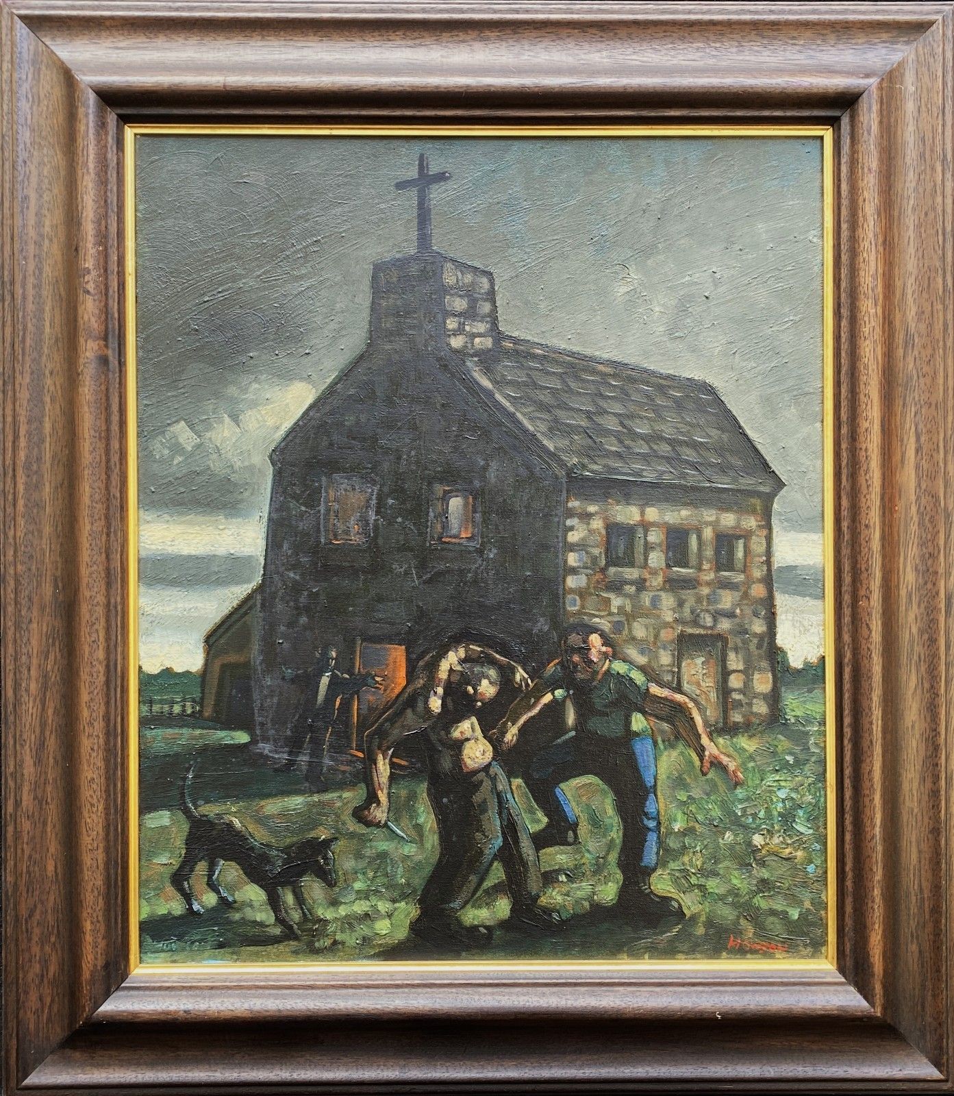 Peter Howson Obe (Scottish, B 1958) Original Exhibited Contemporary Oil Painting