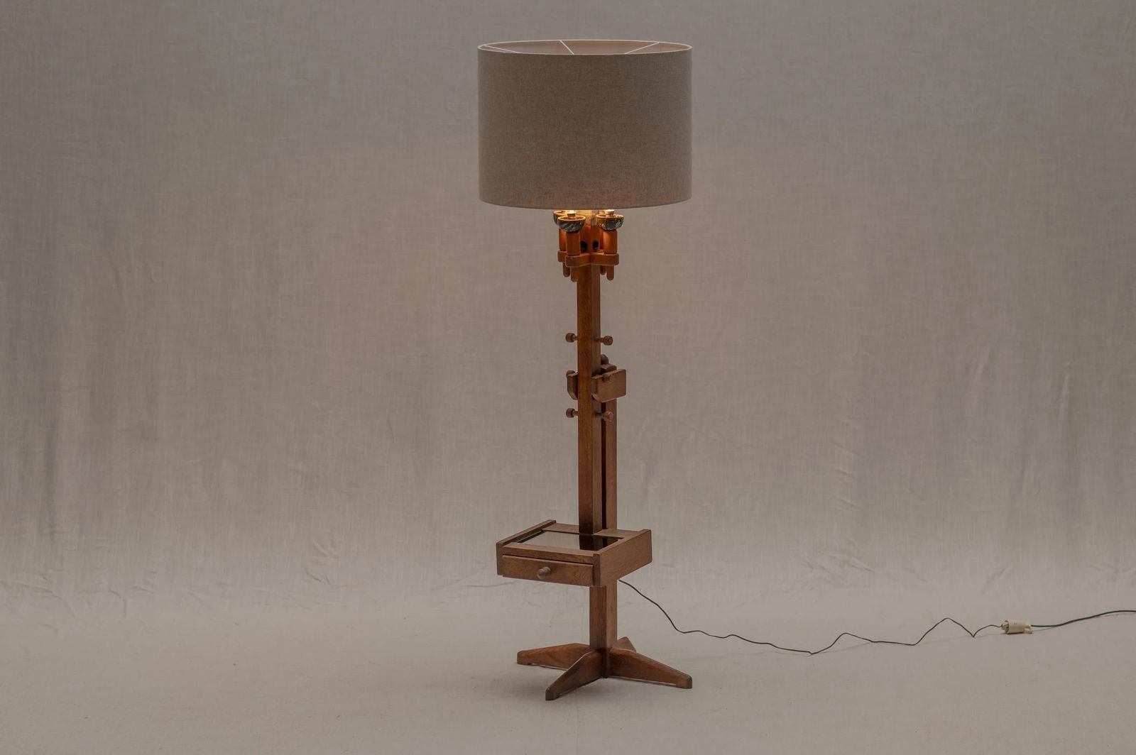 French Mid Century Floor Lamp By Guillerme & Chambron