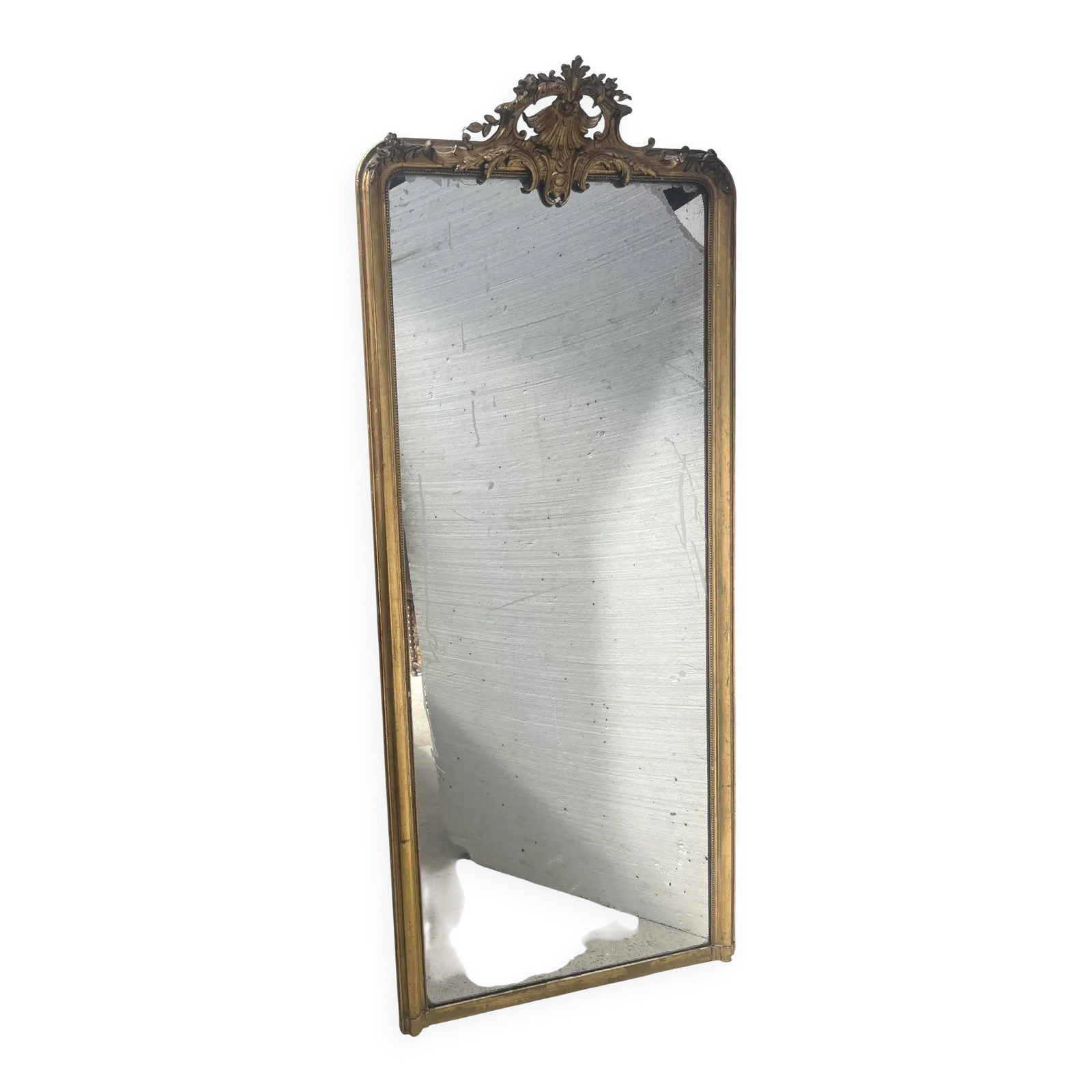 photo buy Louis XV Style Mirror In Wood And Gilded Stucco