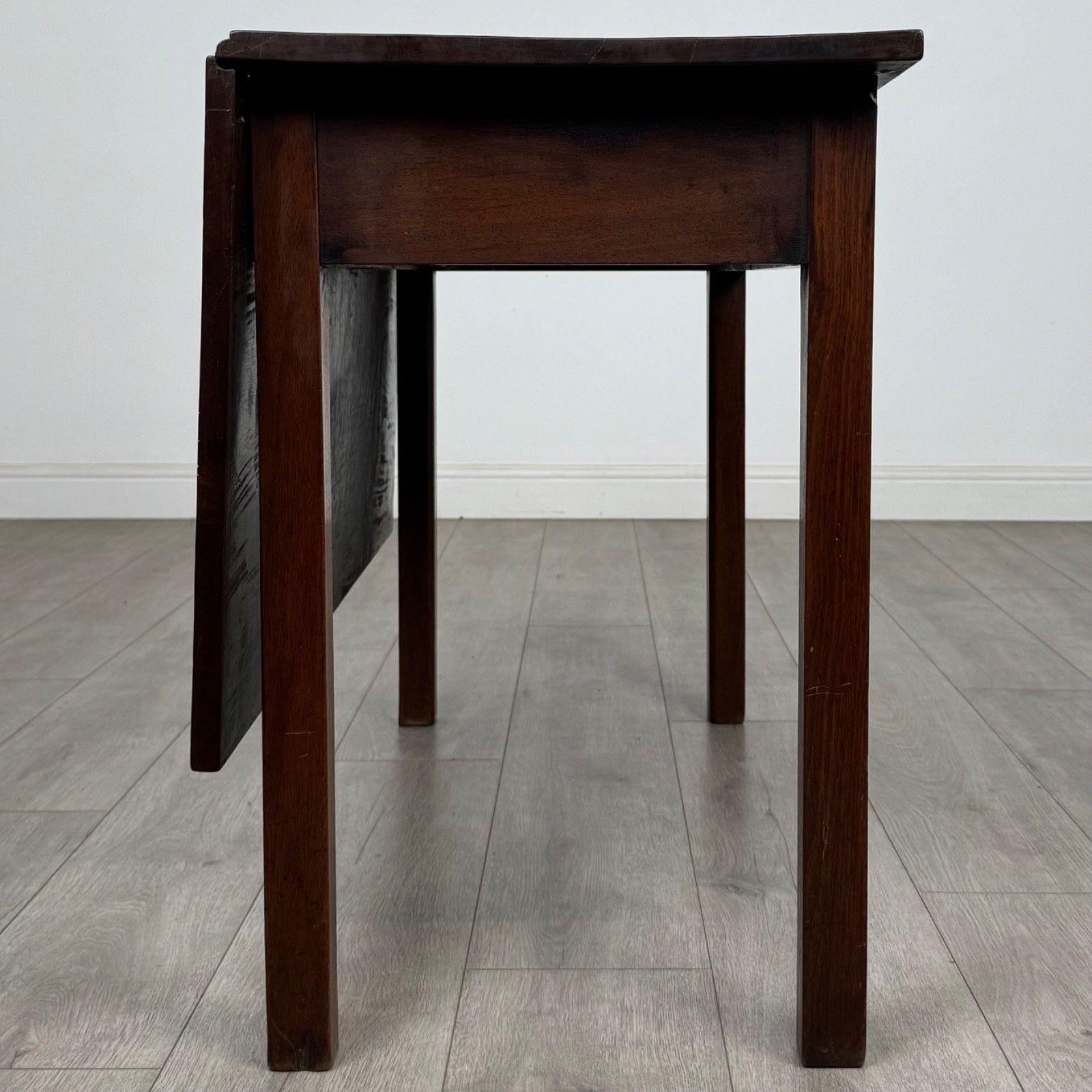 Antique 18th Century Georgian Writing Table In Mahogany ( Af 5679 ) photo vintage