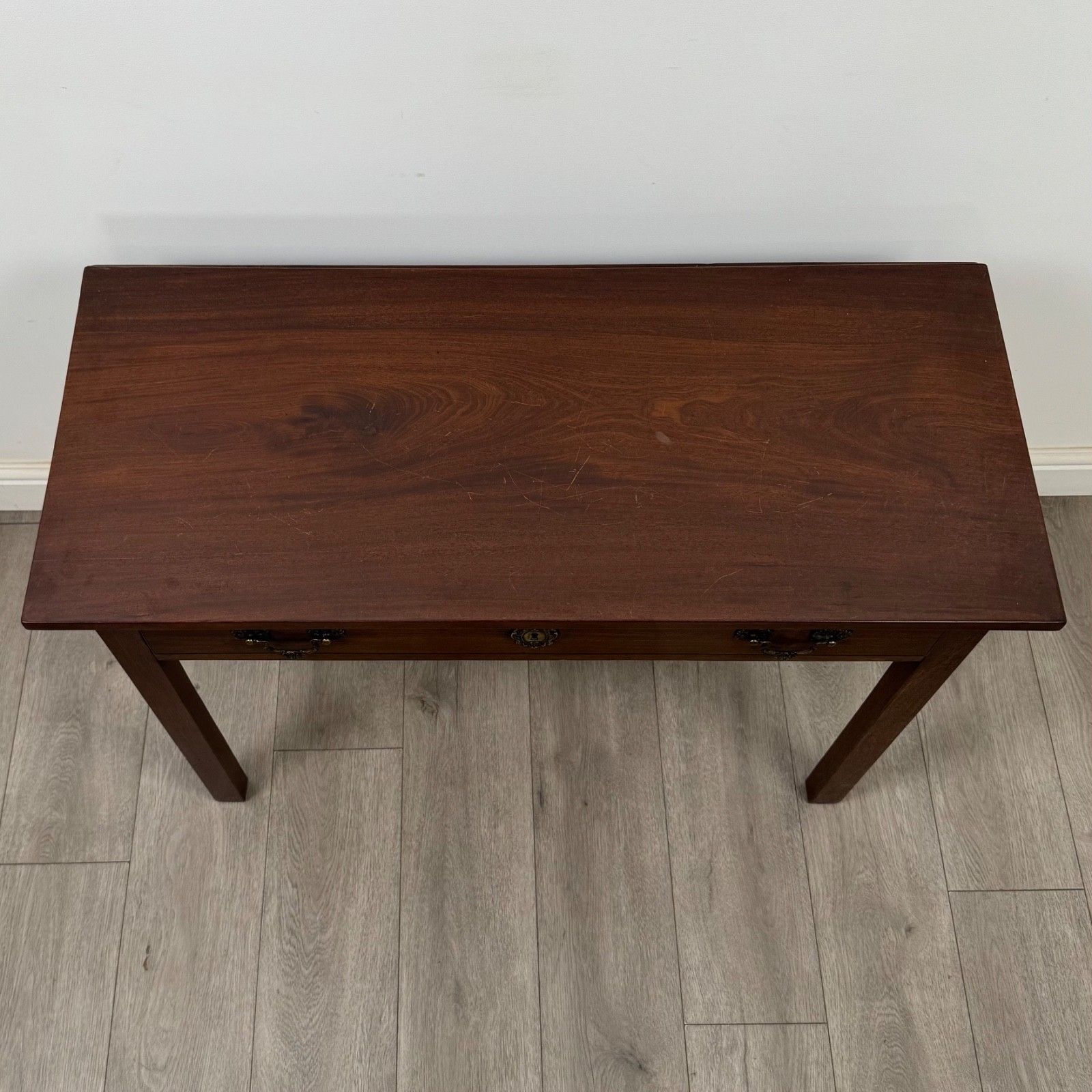 photo for sale Antique 18th Century Georgian Writing Table In Mahogany ( Af 5679 )
