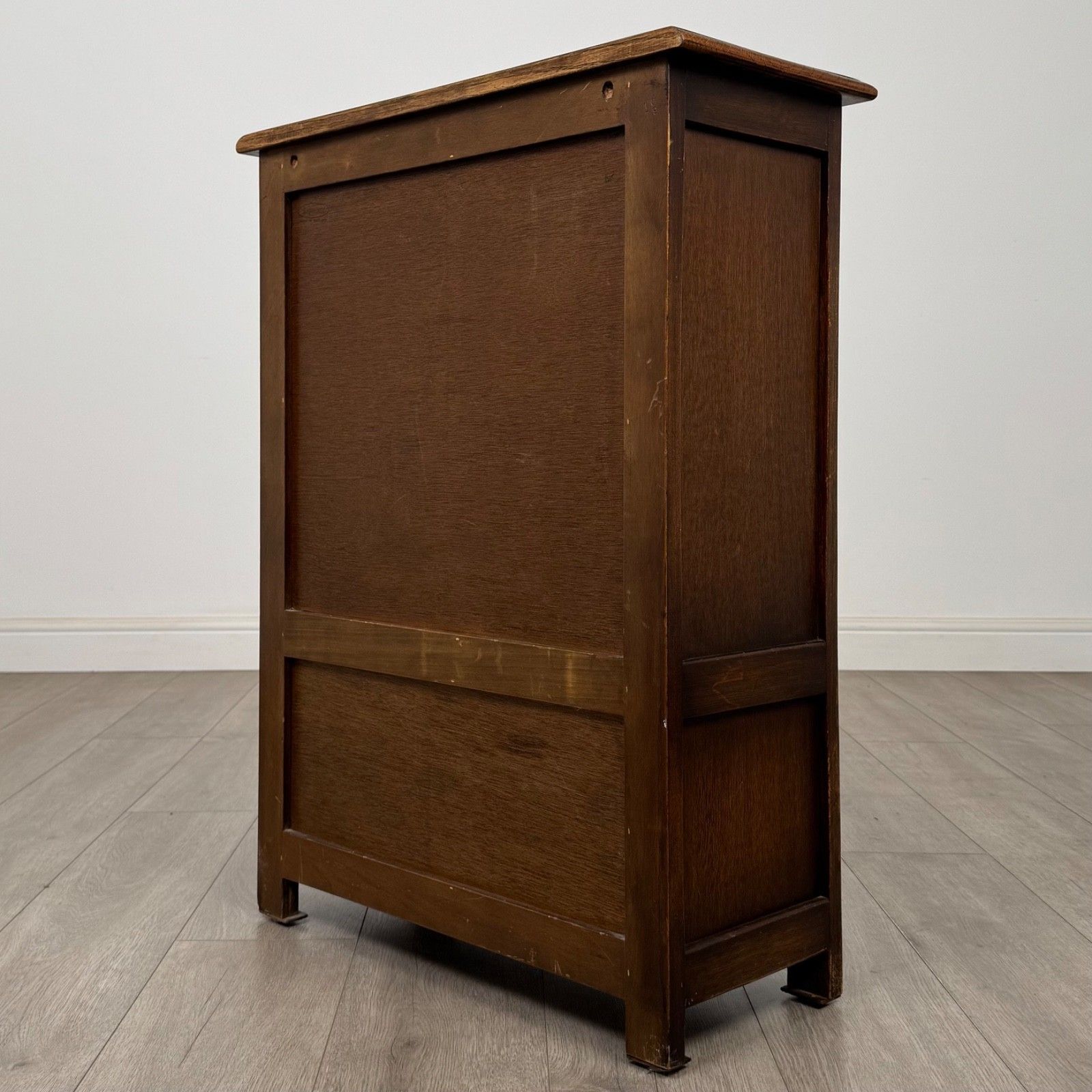 Antique 20th Century Good Quality Small Oak Cabinet ( Af 5615 ) photo buy