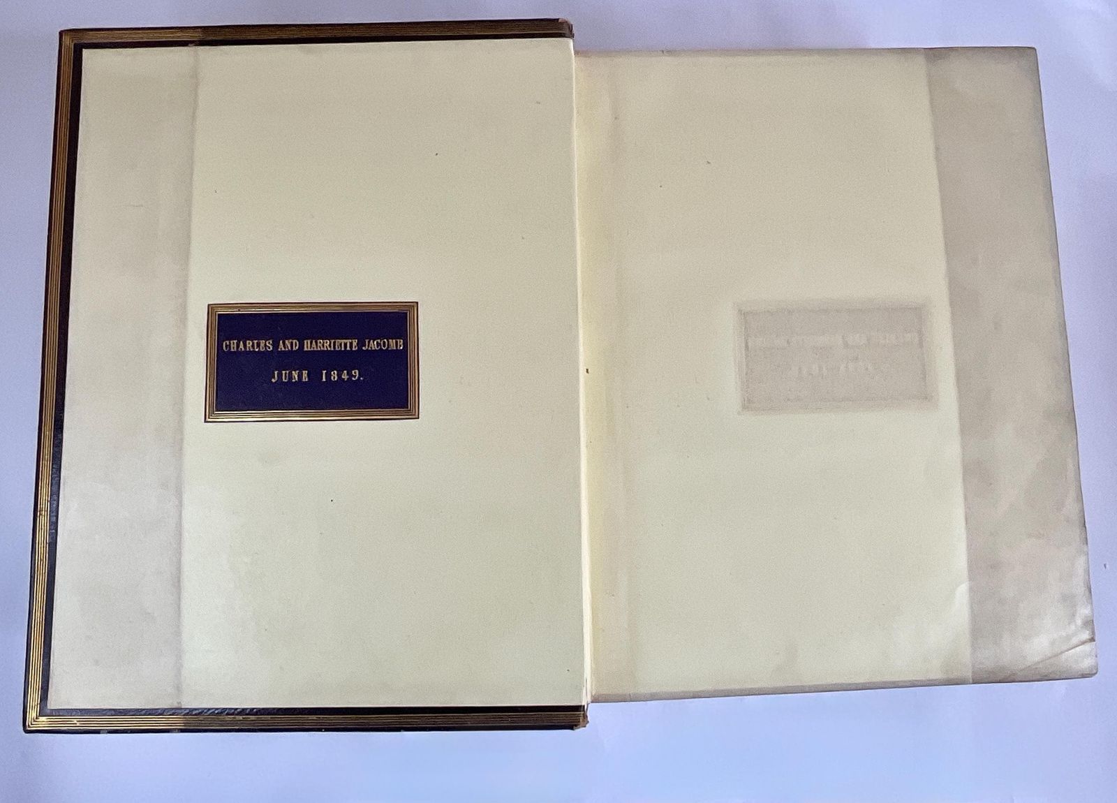 The Jacomb Dynastic Archive: 1846 Ornate Cambridge Pulpit Bible, Hand Inked Family Registry, And 1907 All Saints' Clapton Companion Volume photo buy