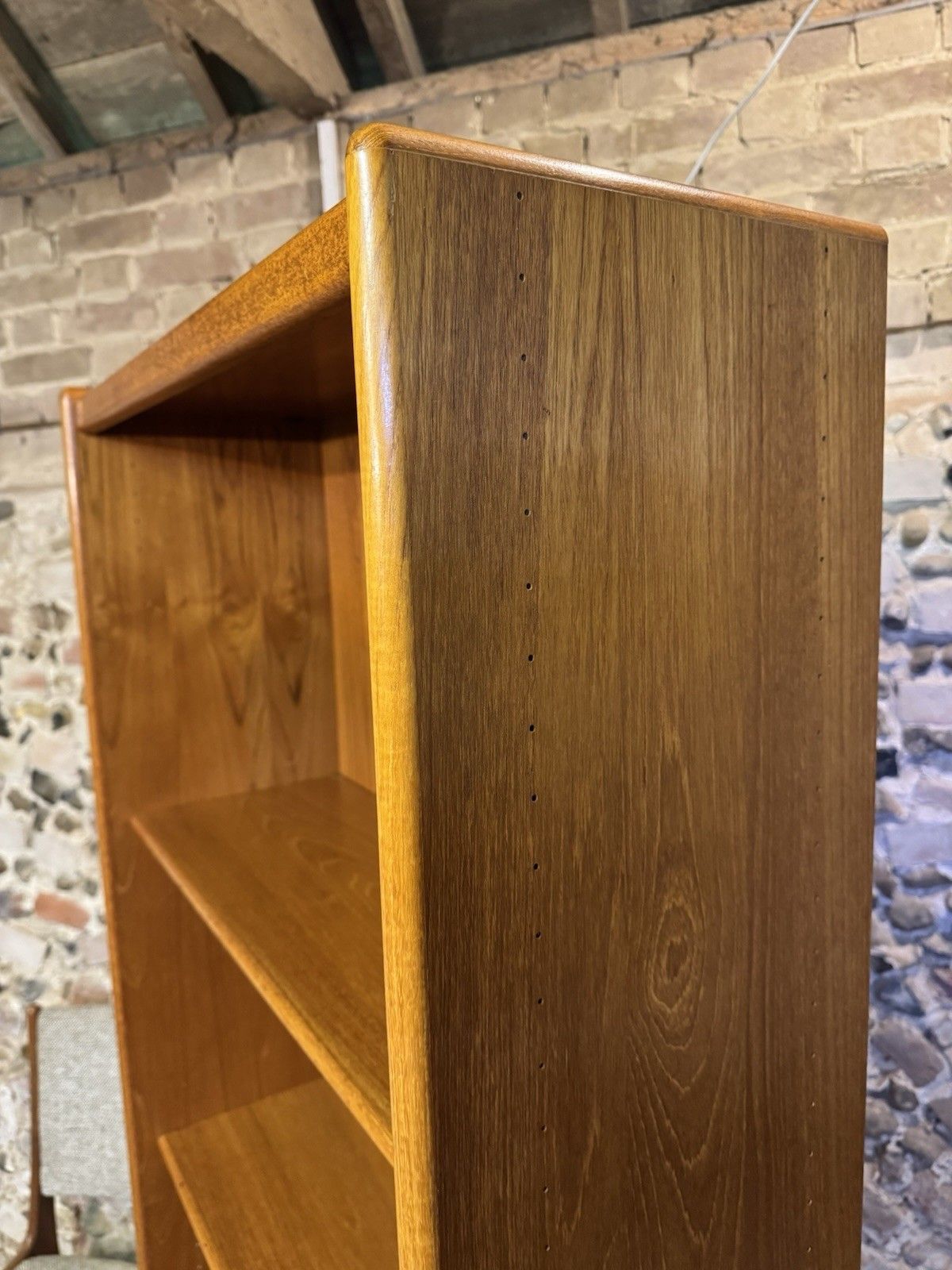 photo buy 🚛 Vintage Mid Century Danish Teak Tall Bookshelf / Display Shelving / Bookcase