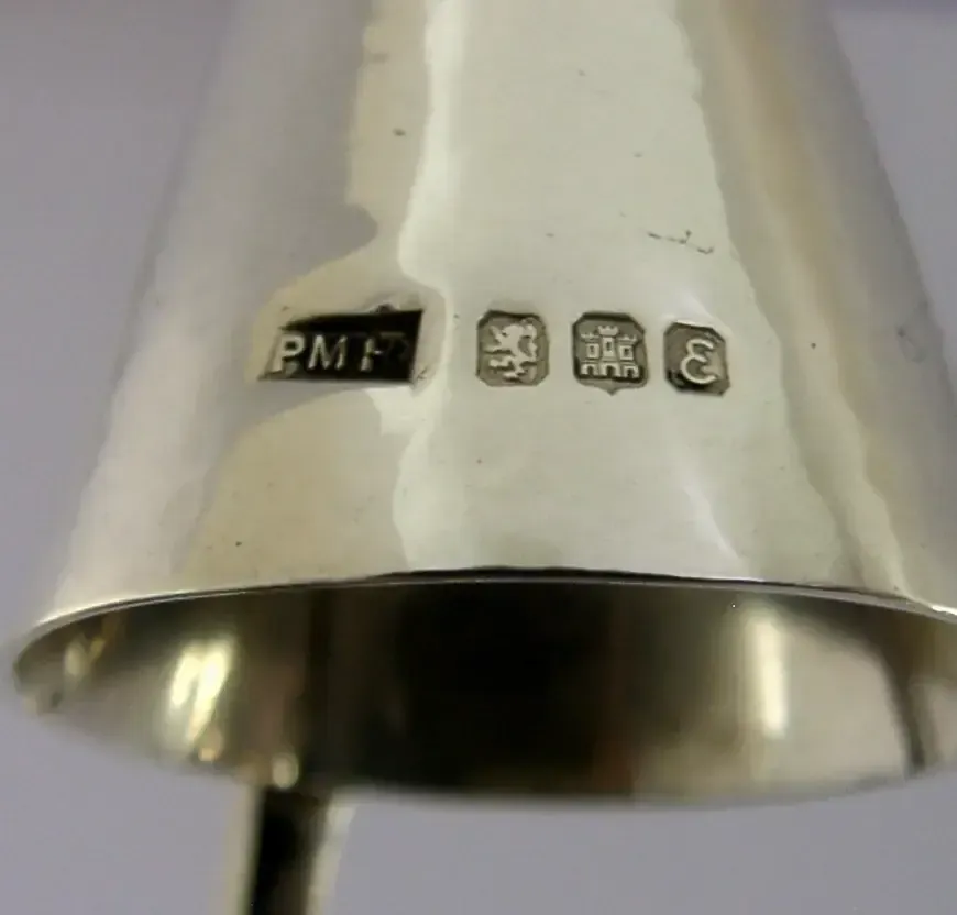 photo furniture 256g Scottish Sterling Silver Chamberstick Candle Holder & Snuffer 1977