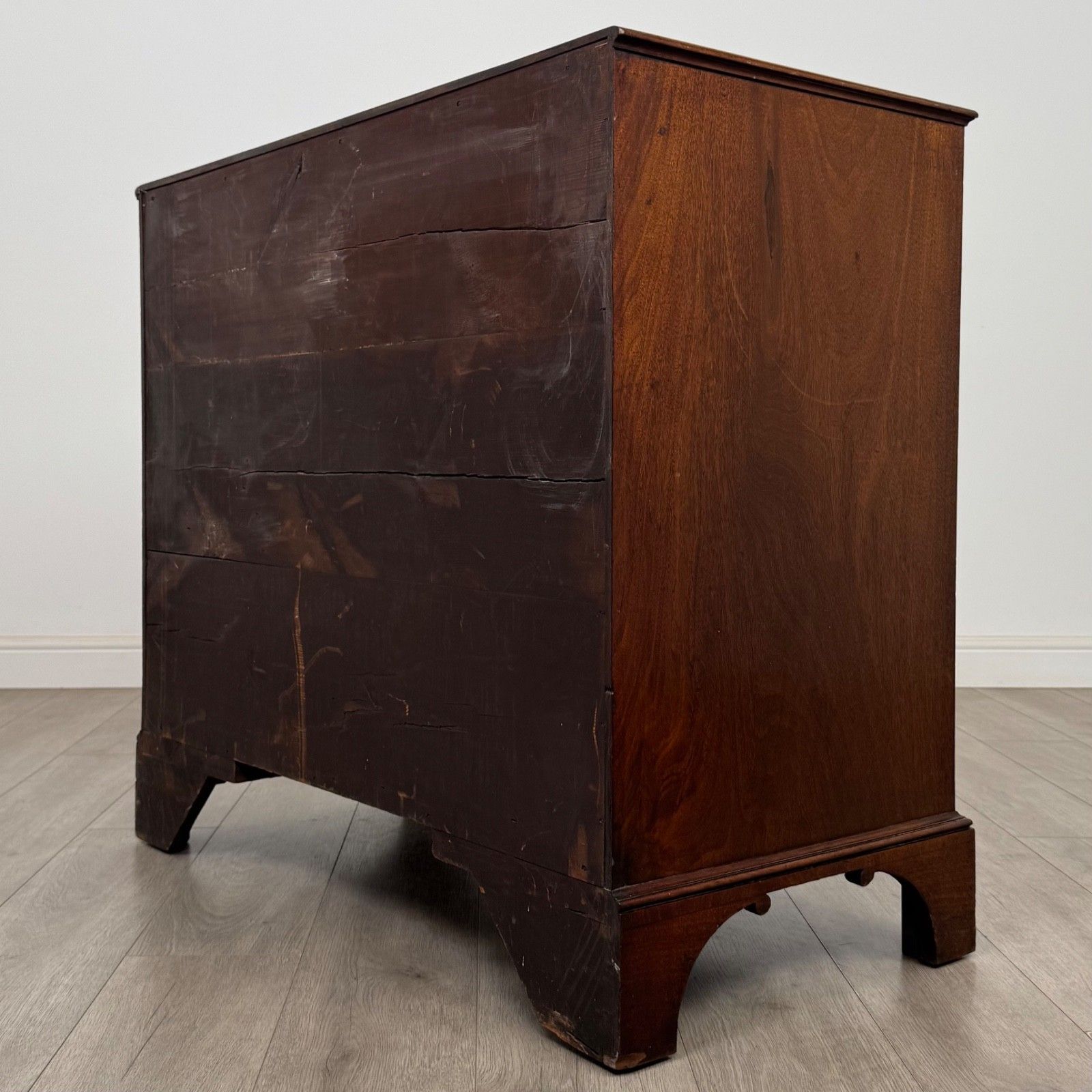 Antique 18th Century Georgian Chest Of Drawers In Mahogany ( Af 5656 ) photo vinterior
