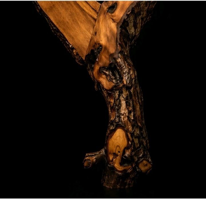 Rustic Wall Art Live Edge Hawthorn Frame Jeff Davies Photo   Very Heavy photo Art