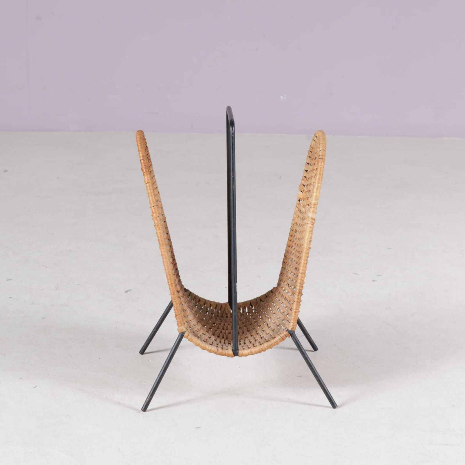 1950s Carl Auböck Attributed Magazine Holder From Denmark photo 459.0