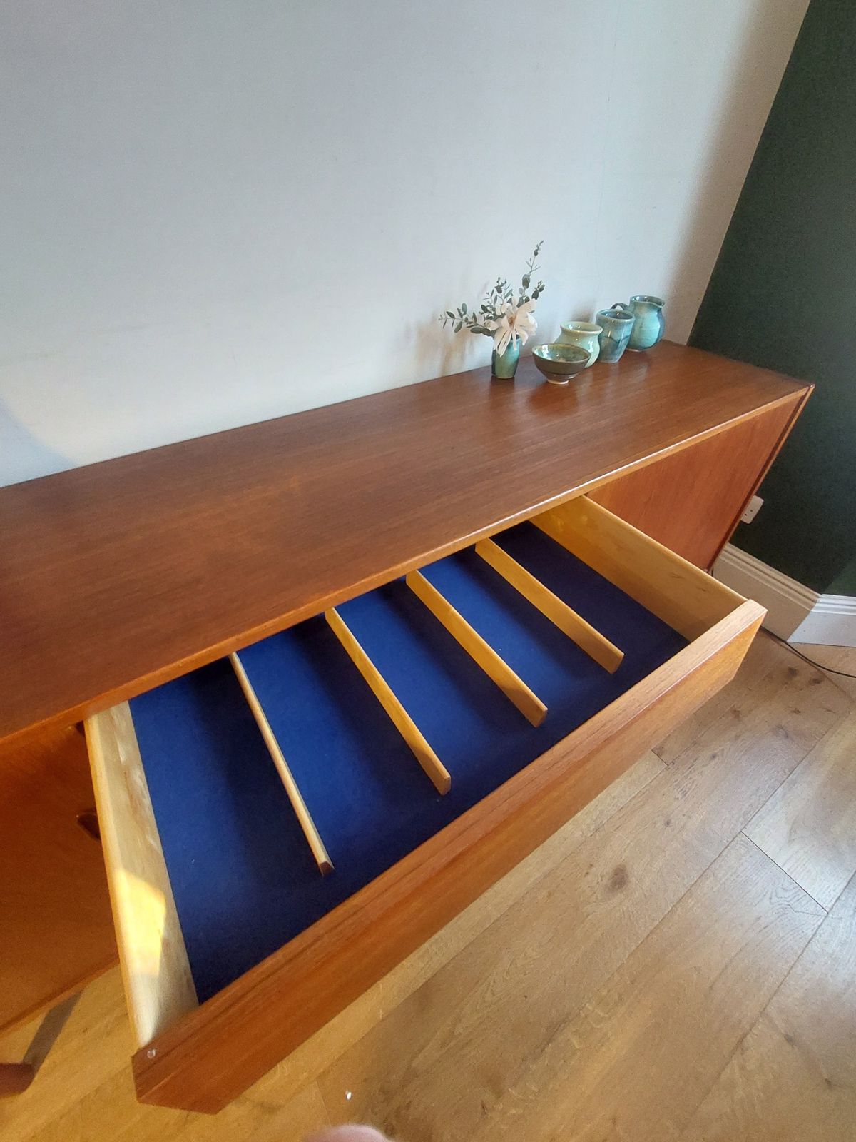 Mid Century Swedish Troeds Teak Trio Sideboard By Nils Jonsson photo Furniture
