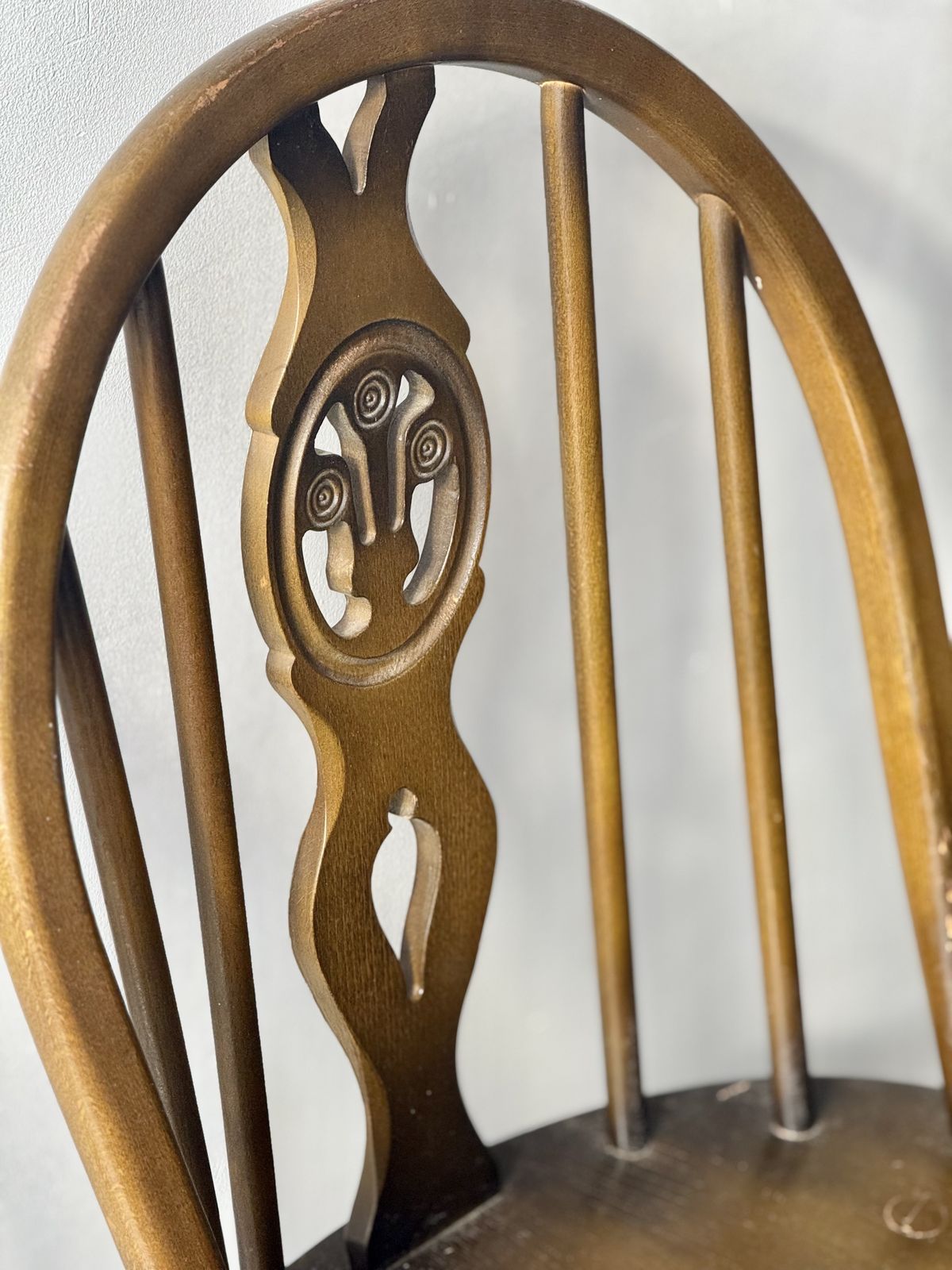 Set Of 3 Vintage Dining Chairs By Ercol photo buy