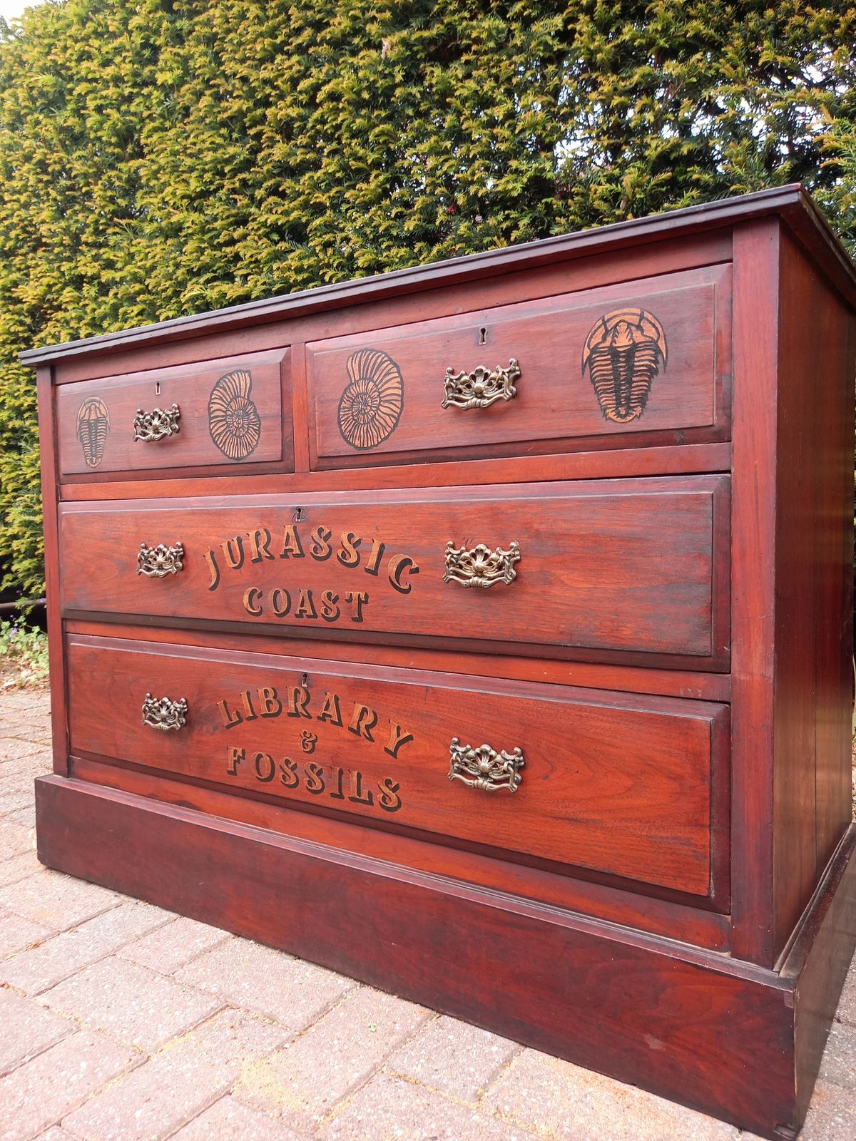 Antique Mahogany Chest Of Drawers photo vintage
