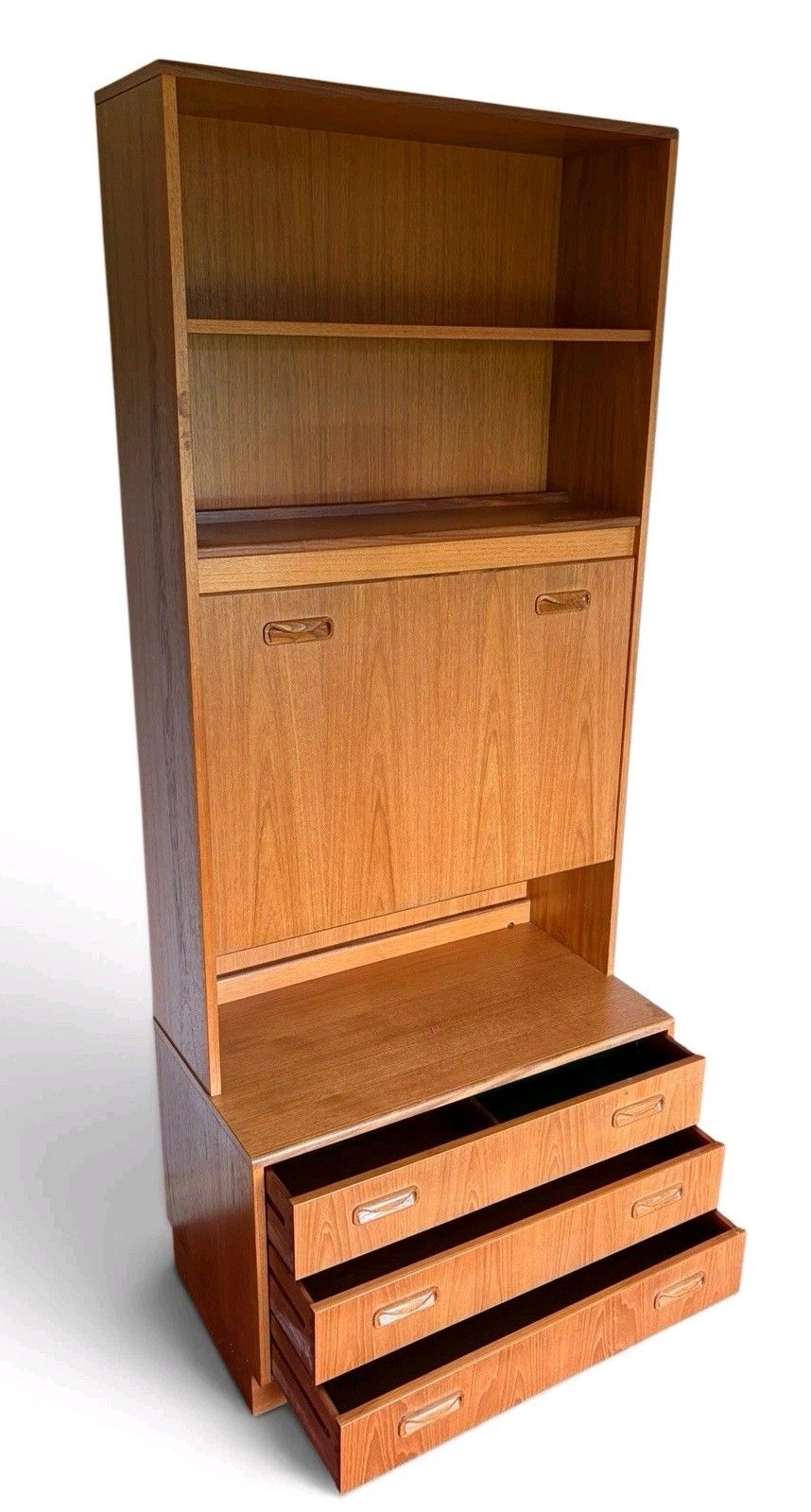 G Plan Fresco Teak Bookcase Chest Of Drawers Wall Unit Superior Quality Retro photo for sale