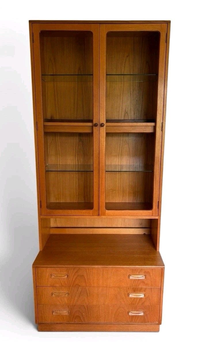 G Plan Fresco Teak Bookcase Chest Of Drawers Wall Unit Superior Quality Retro photo for sale