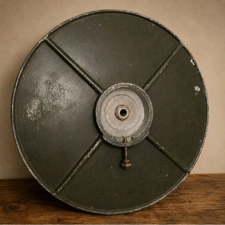 Rare Industrial Scientific Dial Instrument Massive Metal Gauge photo buy