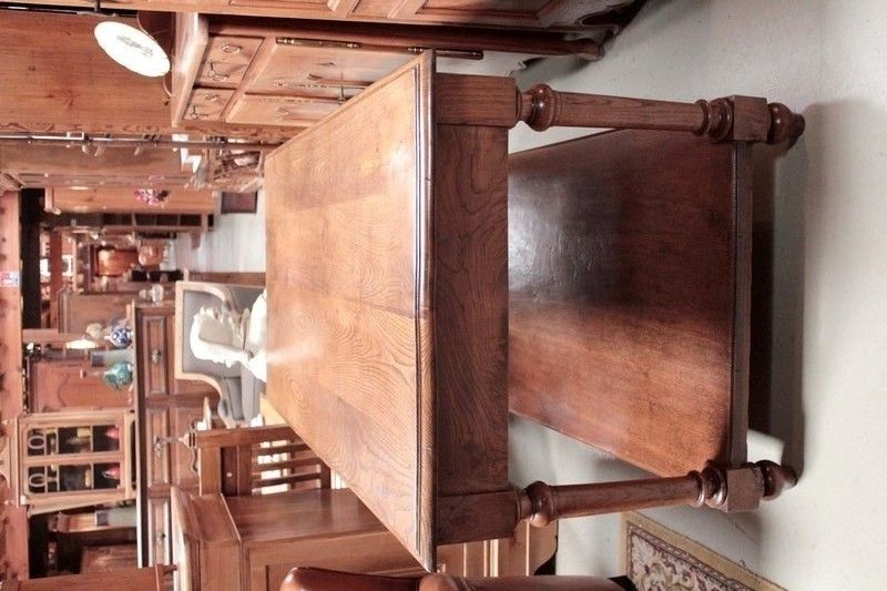 Early 20th Century Oak Drapery Table photo Furniture
