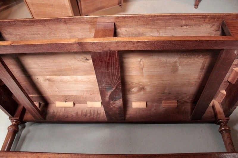 photo for sale Early 20th Century Oak Drapery Table