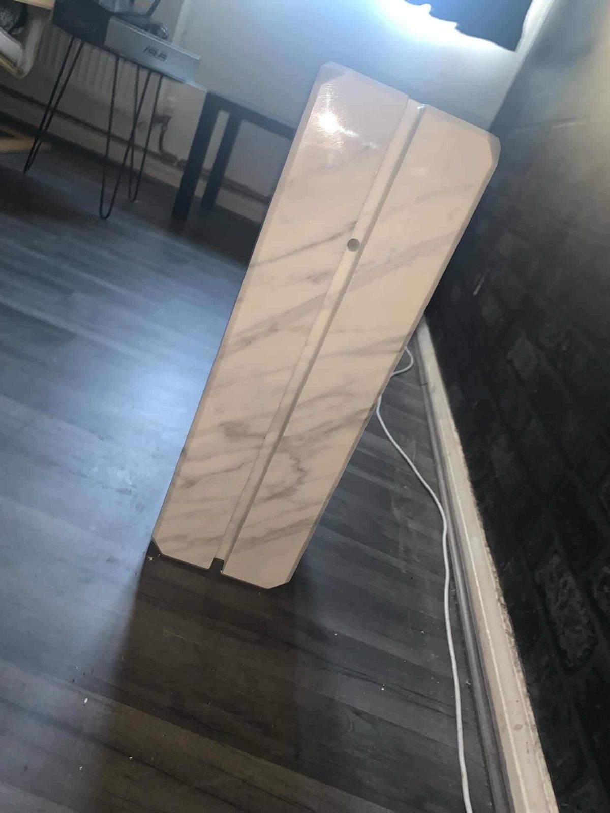Flos ‘Arco’ Floor Lamp Base By Achille & Pier Giacomo Castiglioni, Italy (Original, Carrara Marble Base) photo furniture