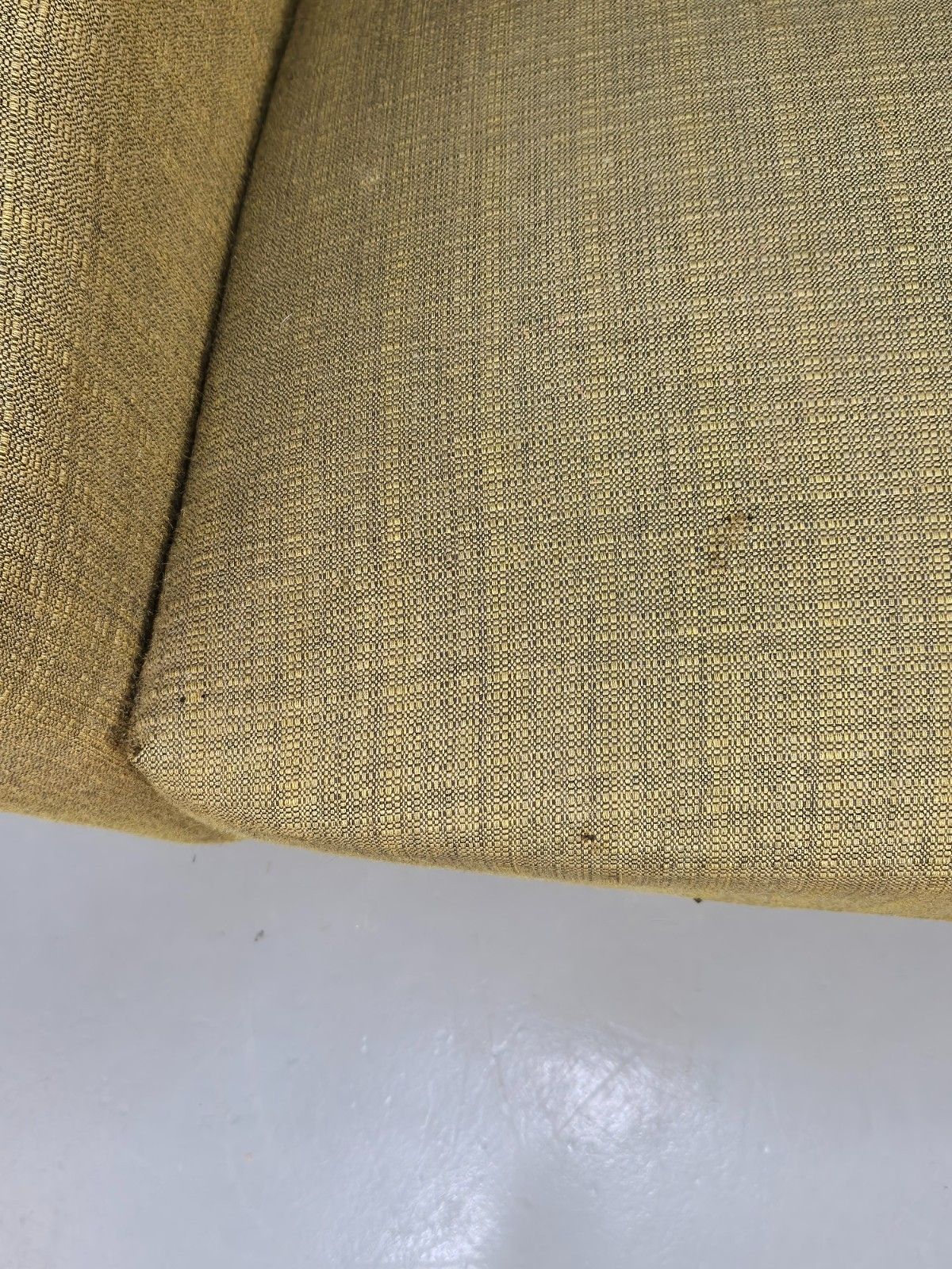 Vintage Mid Century Armchair Danish Original Green Teak Paws 1960s Retro Eb8483 photo vinterior