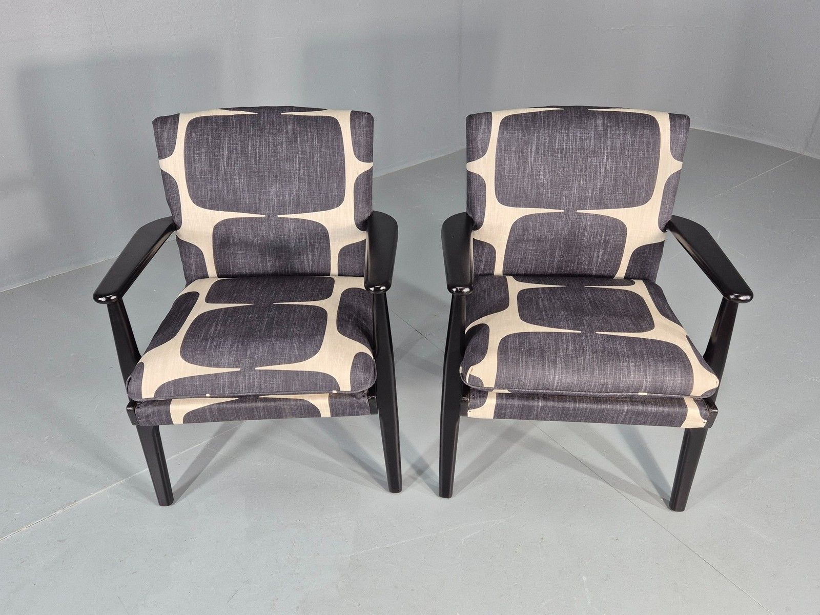 2 Vintage 1960s Lounge Chairs Parker Knoll New Upholstery Eb11847 photo Furniture