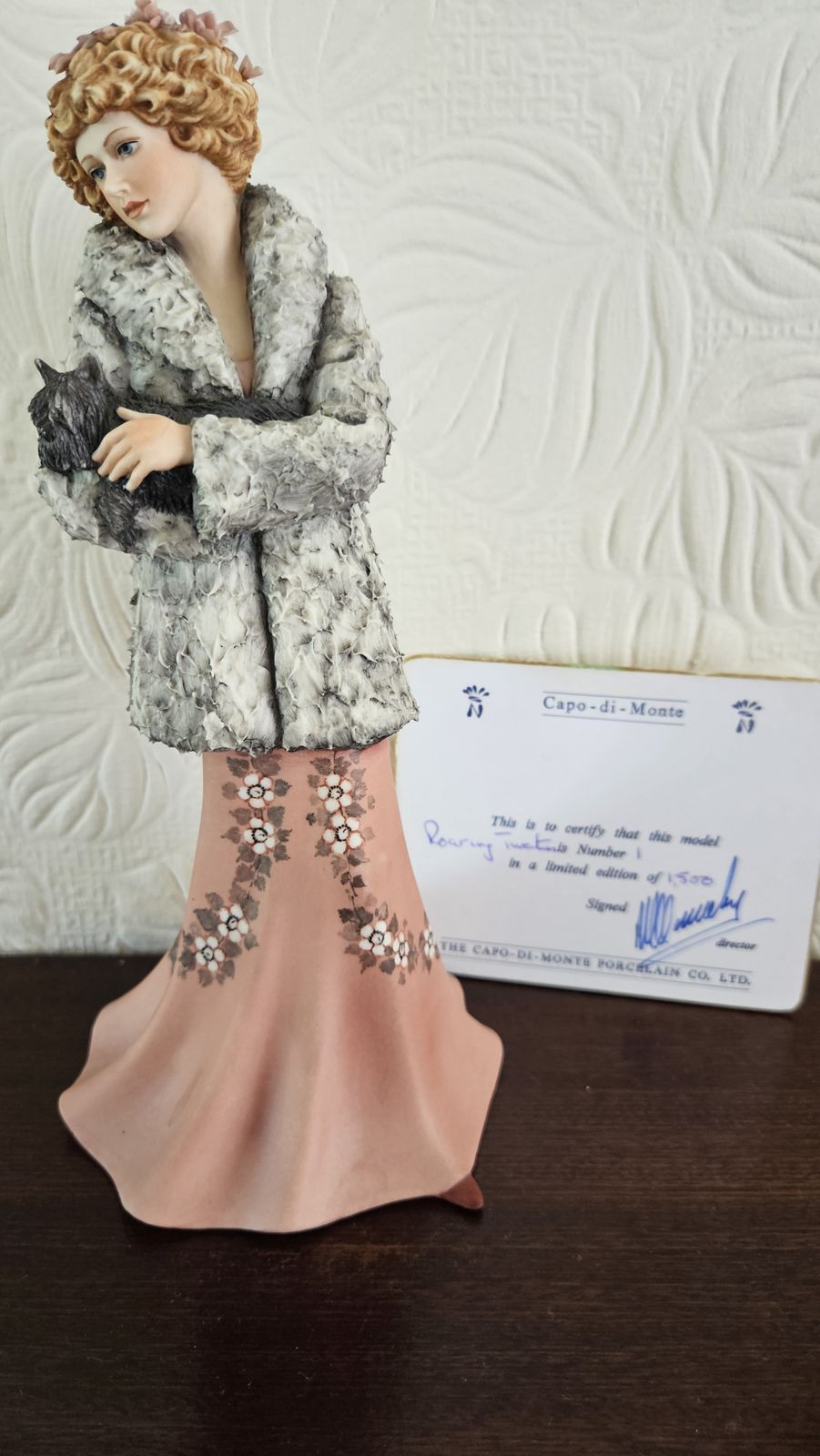 Rare Capodimonte 'Genevieve' Porcelain Figurine By Jpa   Roaring Twenties / Art Deco Style   World Limited Edition No. 1/1500
