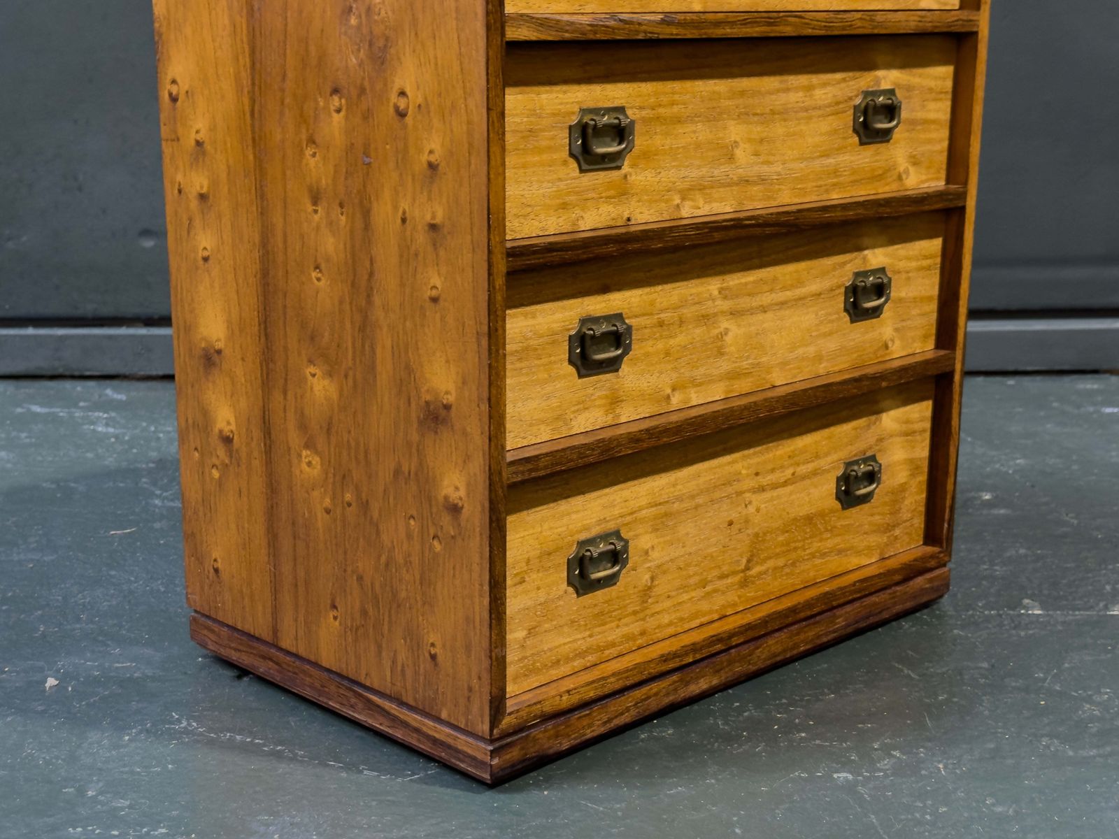 Henning Korch For Cfc Silkeborg Denmark Small Rosewood Chest Of Drawers photo vintage