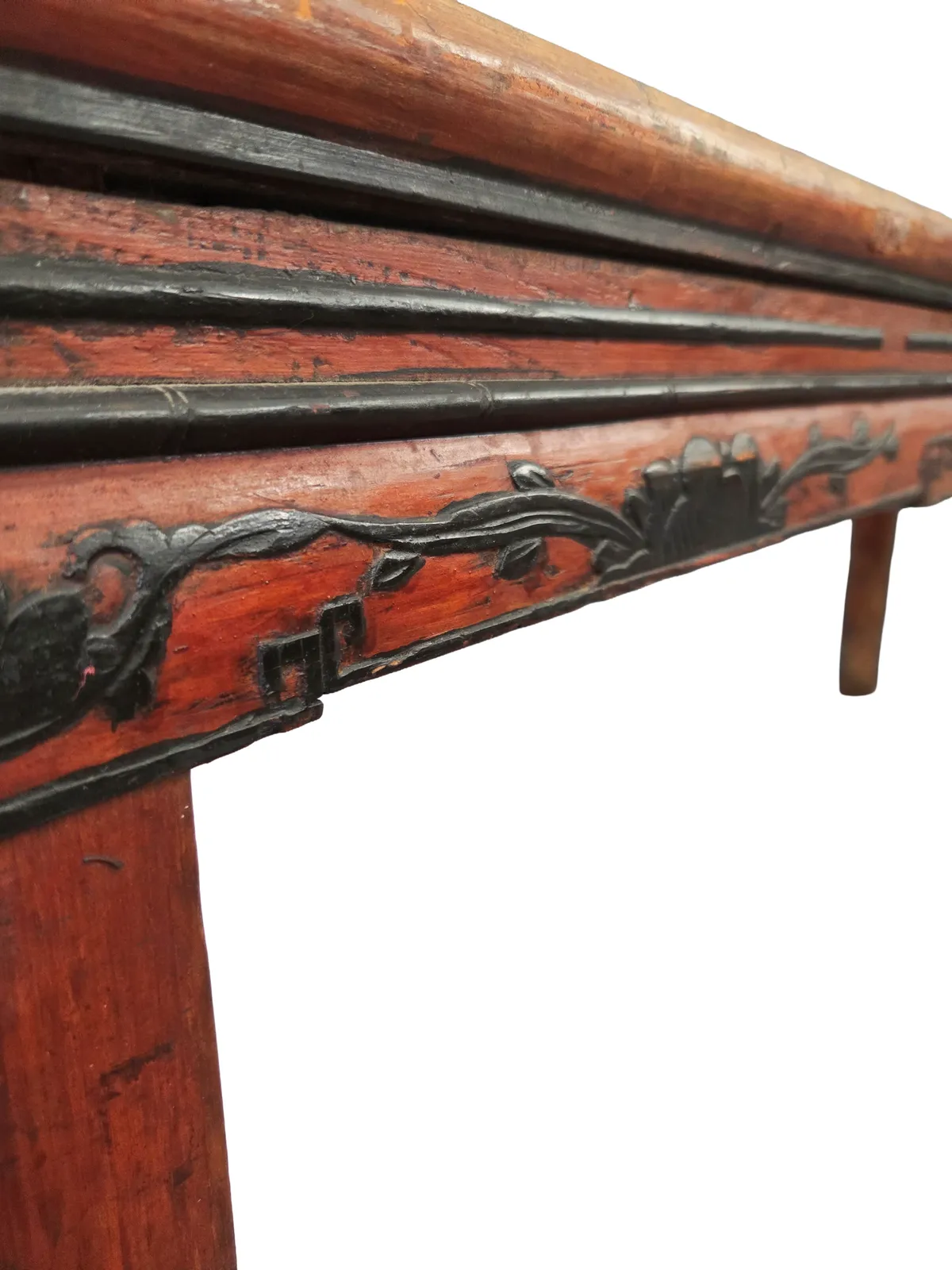 Late Qing Chinese Elm Alter Table – Antique Hand Carved  C.1880–1920 photo buy