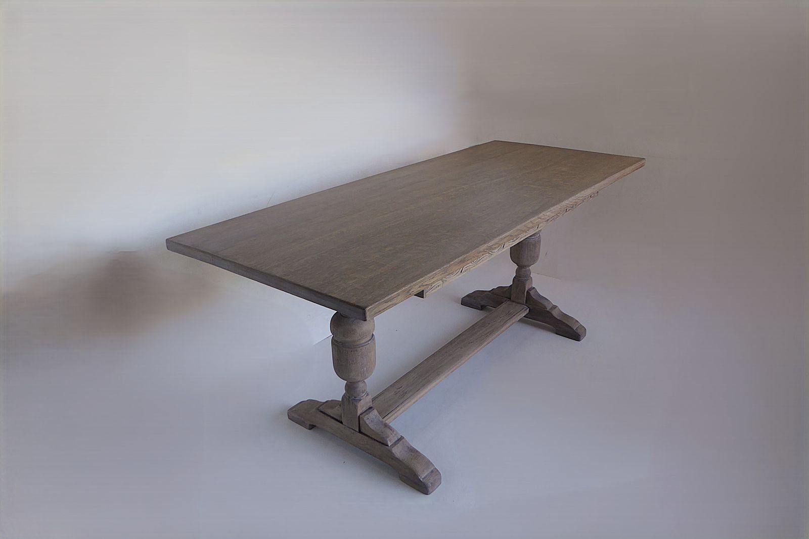 Antique French Refectory Weathered Dining Kitchen Table 183 X 78 X 77  Seats 8 photo 1900.0