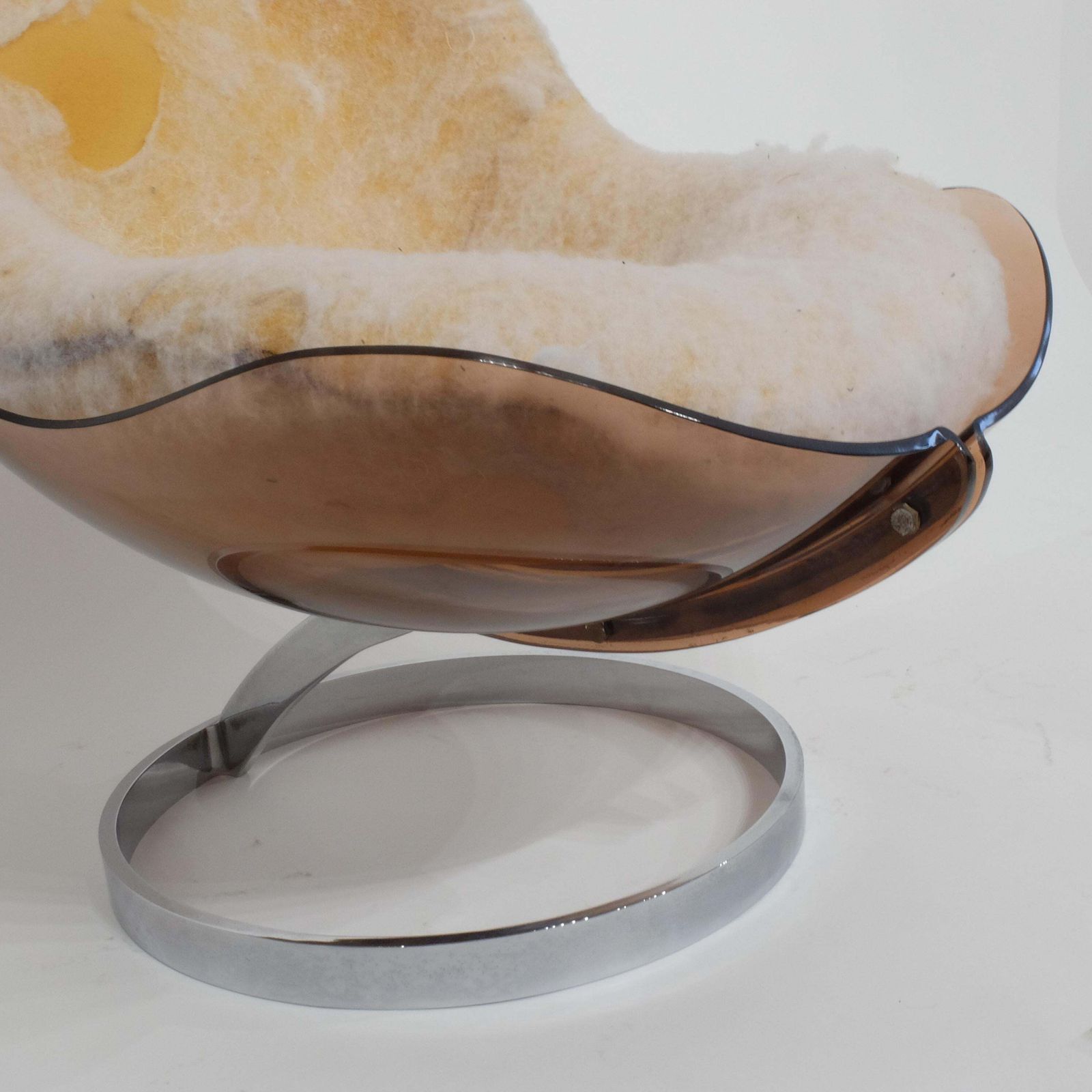 Boris Tabacoff Easy Chair ‘Sphere’ For Mmm 1971 Original Cushion To Reupholster photo buy