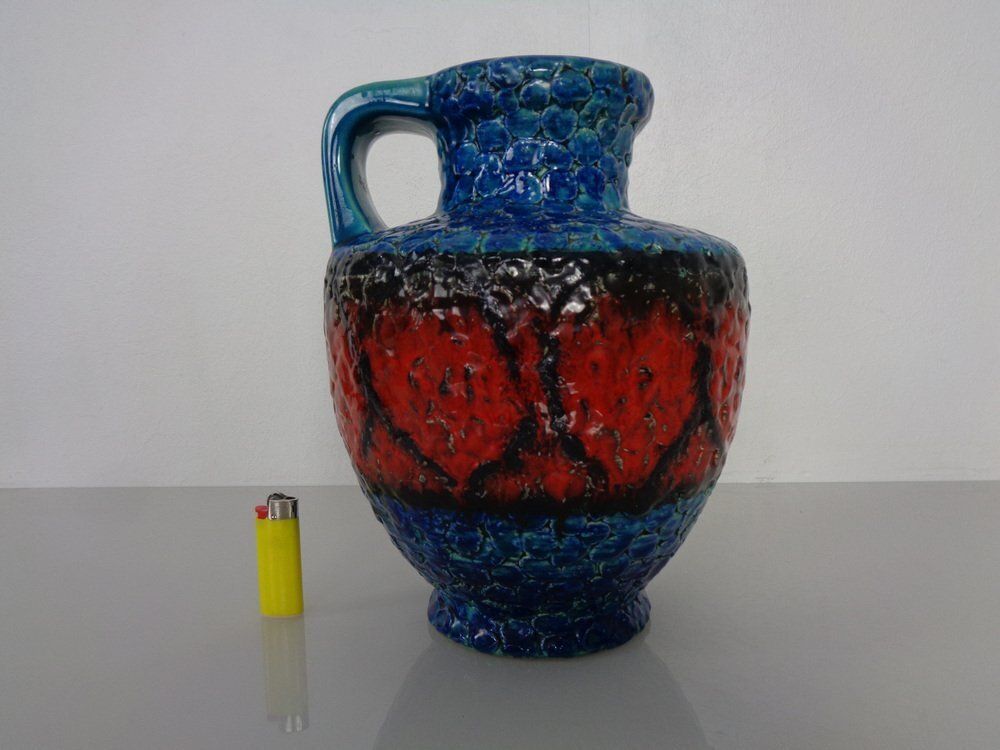 Pop Art 216 25 Ceramic Vase From Bay Keramik, Germany, 1970s photo furniture