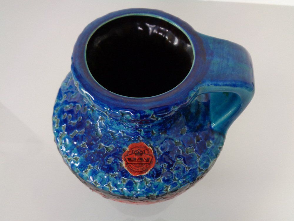 Pop Art 216 25 Ceramic Vase From Bay Keramik, Germany, 1970s photo 196.0