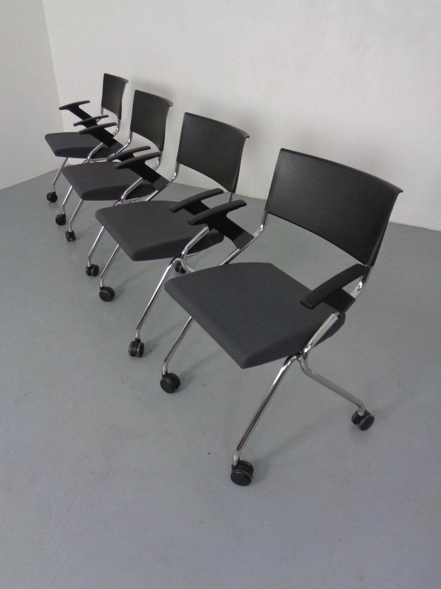 Flip Flap Office Armchairs From Sedus Stoll, Germany, 2014, Set Of 4 photo vintage