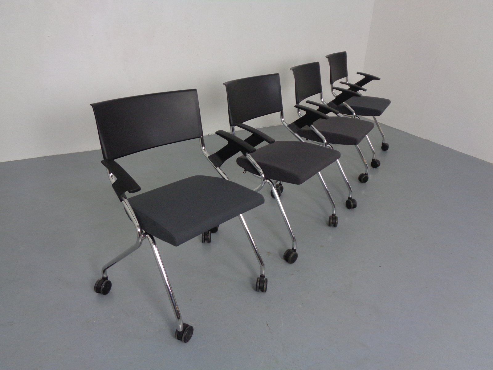 photo furniture Flip Flap Office Armchairs From Sedus Stoll, Germany, 2014, Set Of 4