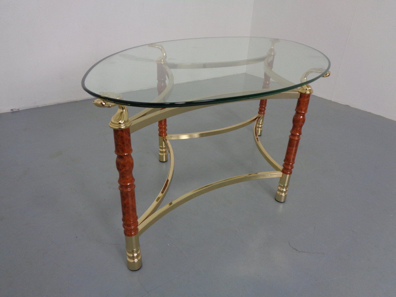 photo furniture Hollywood Regency Glass Tables, Italy, 1970s, Set Of 2