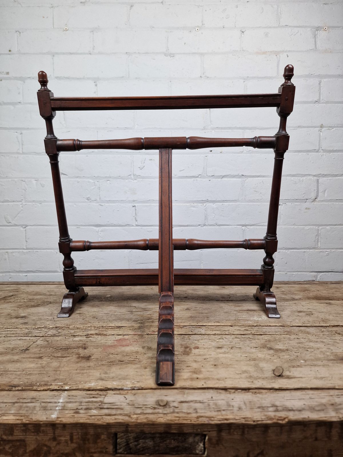19th Century Mahogany Table Top Easel photo Home Decor
