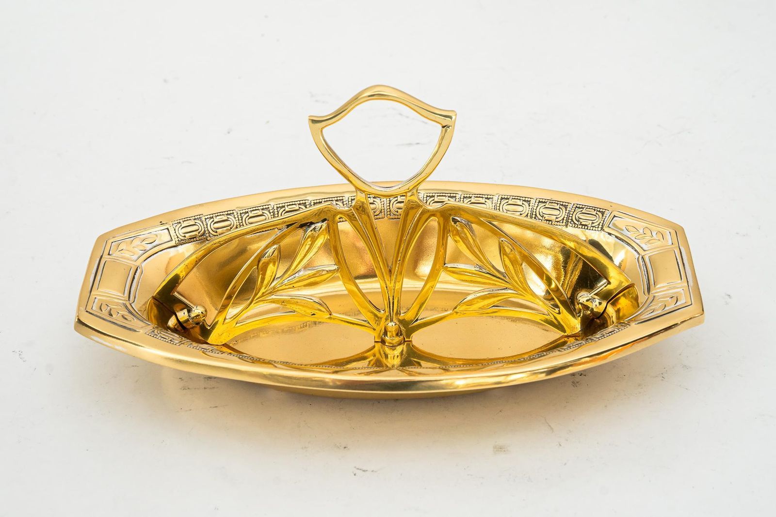 Jugendstil Brass Centerpiece Around 1907 photo buy