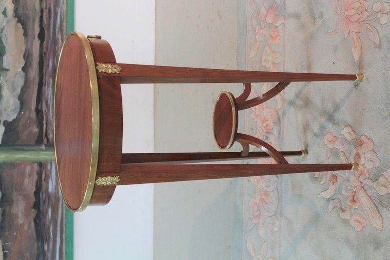Small Table Louis XVI Serving Table In Mahogany 20th photo 1551.18