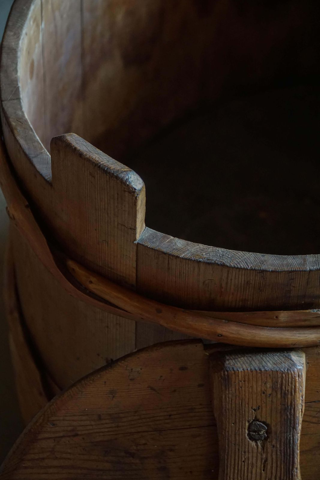 photo for sale Scandivanvian Decorative Wooden Planter / Storage Vessel, Wabi Sabi, 1950s