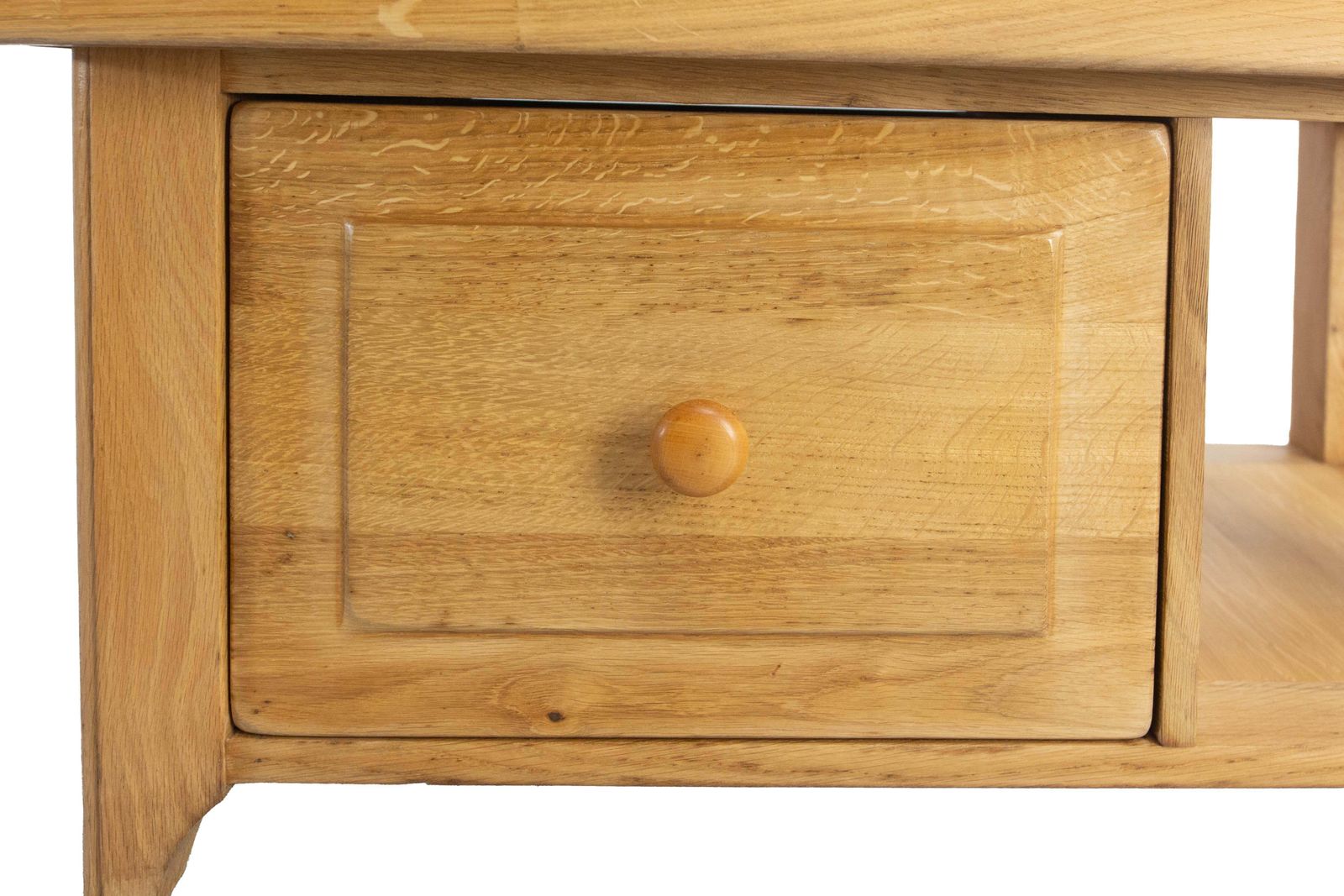 Franse eiken salontafel met keramische tegels, gesigneerd Monsan Picard, ca. 1970 photo buy