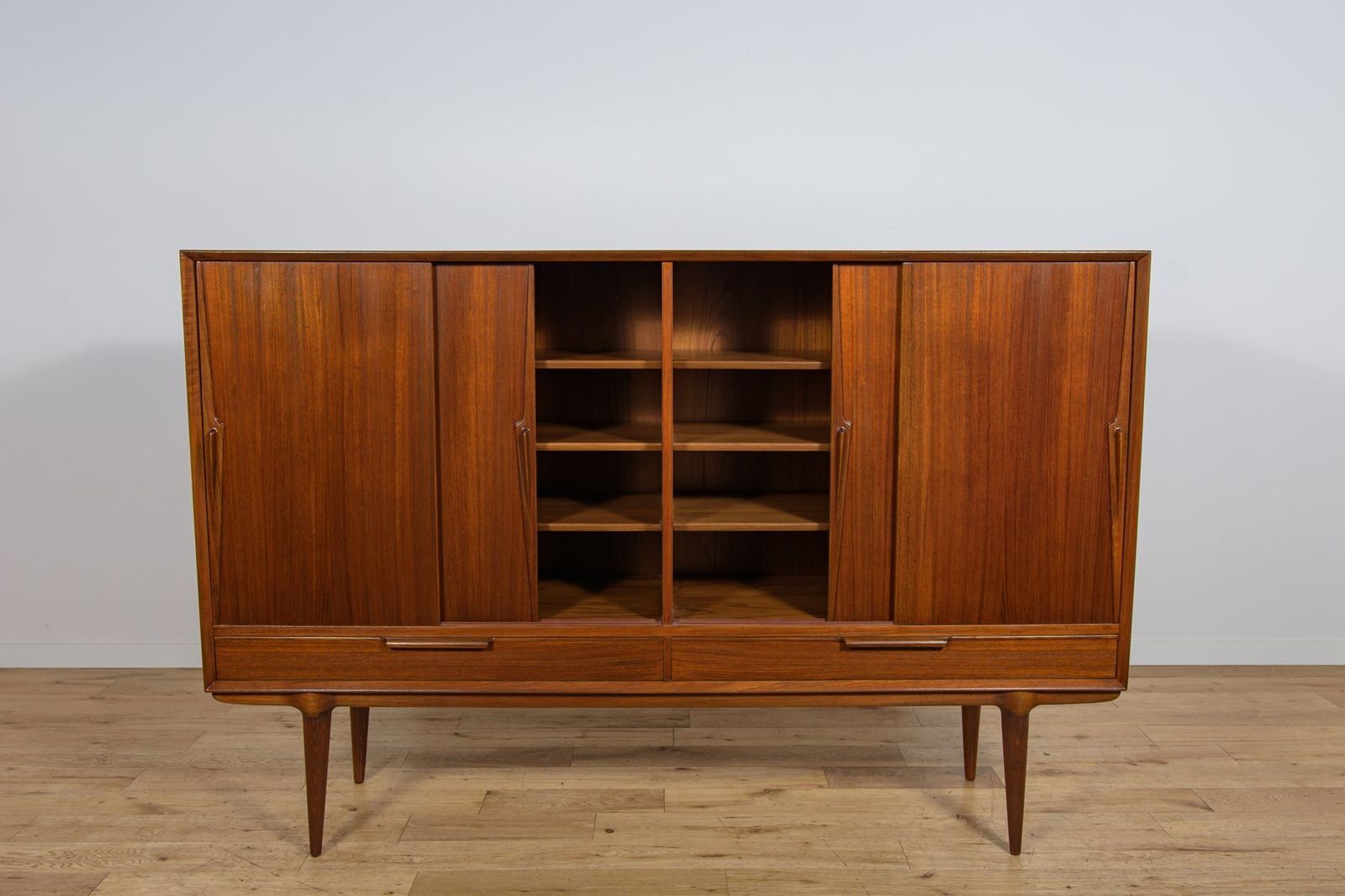 photo for sale Mid Century Model 13 Sideboard In Teak By G. Omann For Omann Jun, Denmark, 1960s