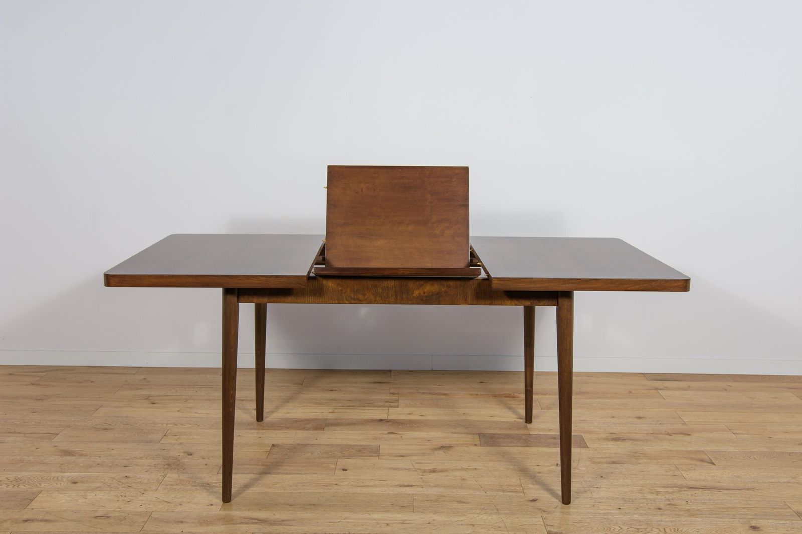 Mid Century Walnut Dining Table By Bohumil Landsman For Jitona, Former Czechoslovakia, 1960s photo buy
