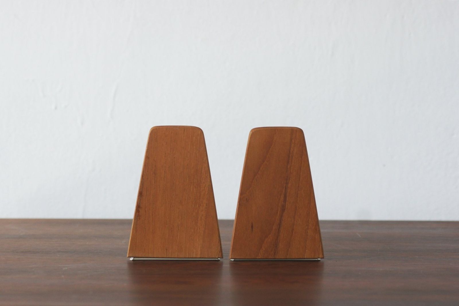 Mid Century Modern Teak Bookends By Kai Kristiansen, 1960s, Set Of 2 photo for sale