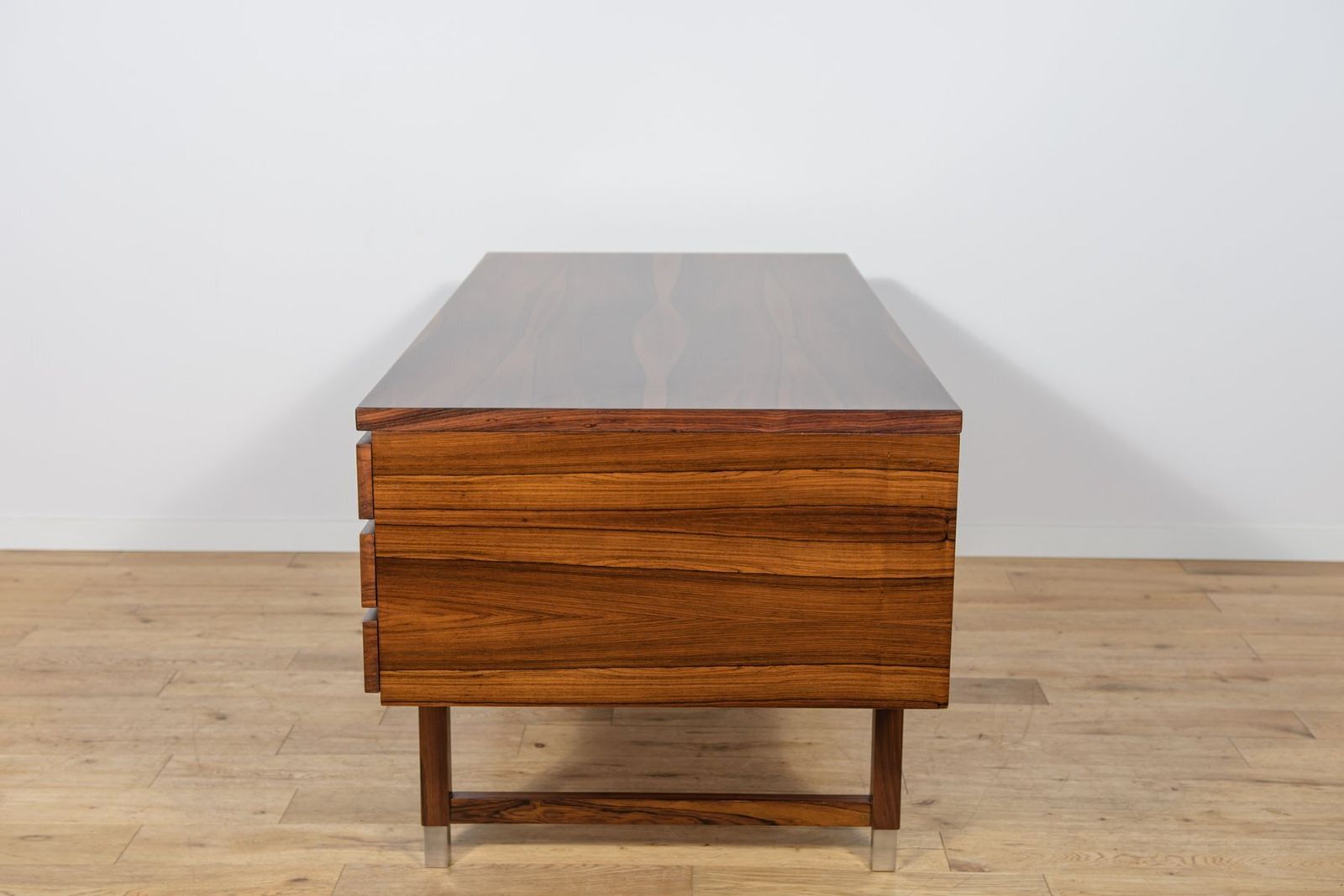 Furniture Mid Century Modern Rosewood Desk From Eigil Petersens Møbelfabrik, Denmark, 1970s photo