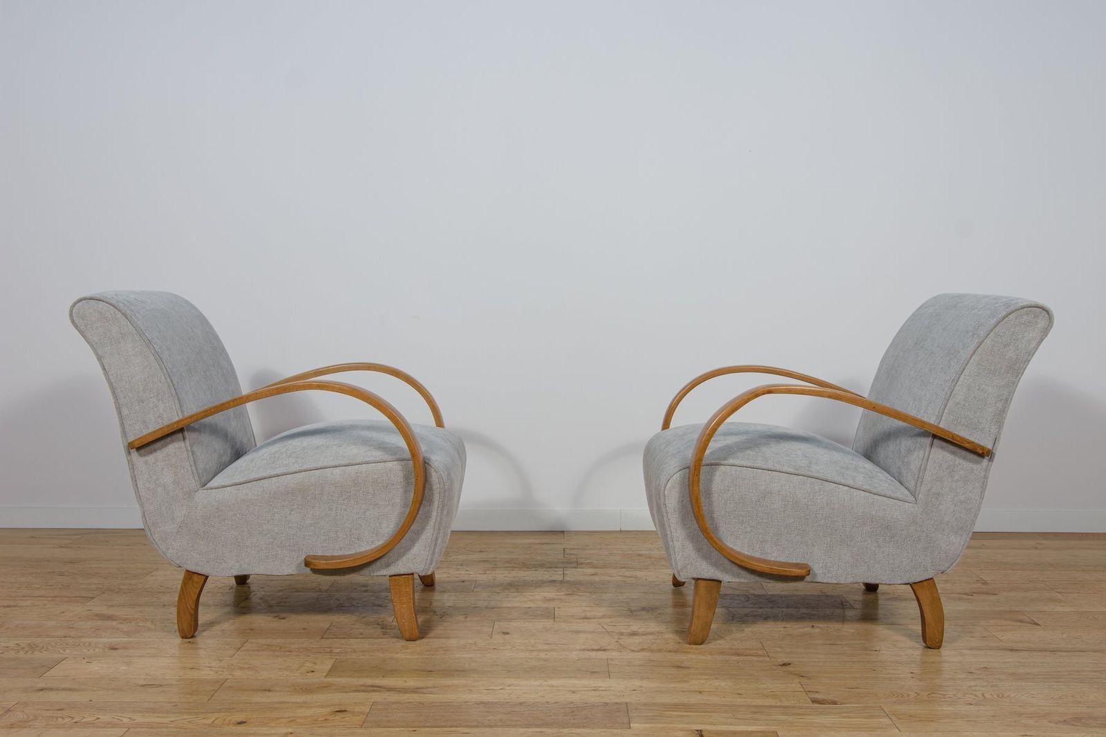 Model 410 Armchairs By Jindřich Halabala For Up Závody, 1930s, Set Of 2 photo 1964.0