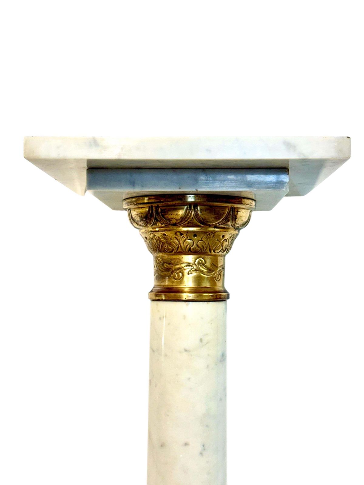 French Marble And Gilt Bronze Pedestal Column, 19th Century photo 2364.0