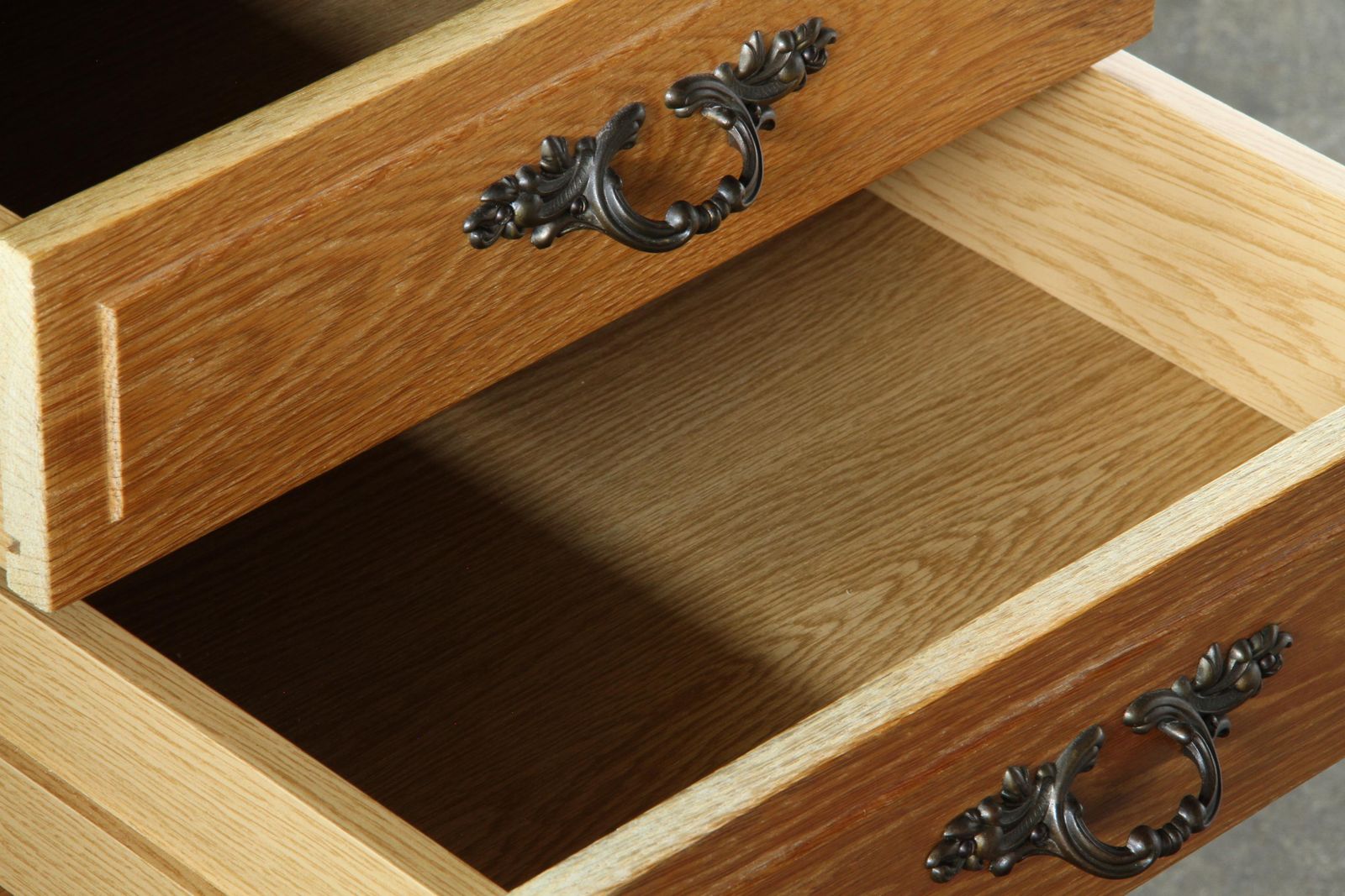 Vintage Mid Century Brutalist Danmark Oak Desk, Style Of Henning Kjærnulf photo Furniture