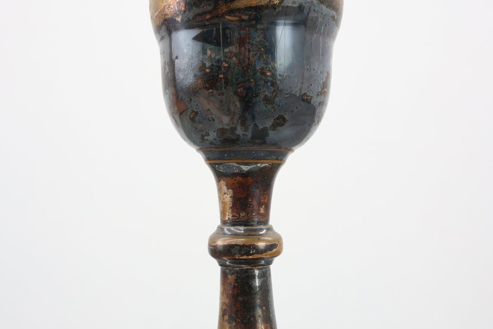 photo furniture Art Deco Silvered Copper Champagne Bucket On Stand, France, 1910s