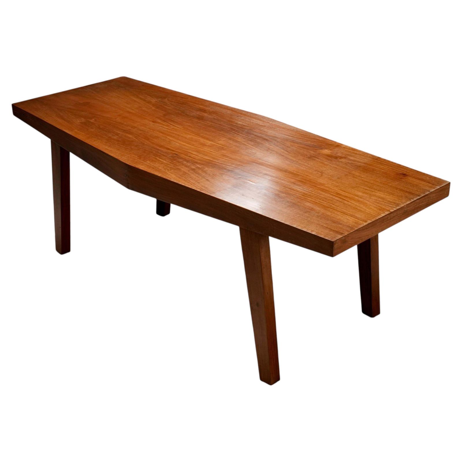 Modernistische salontafel in imbuiahout, Brazilië, ca. jaren 1950